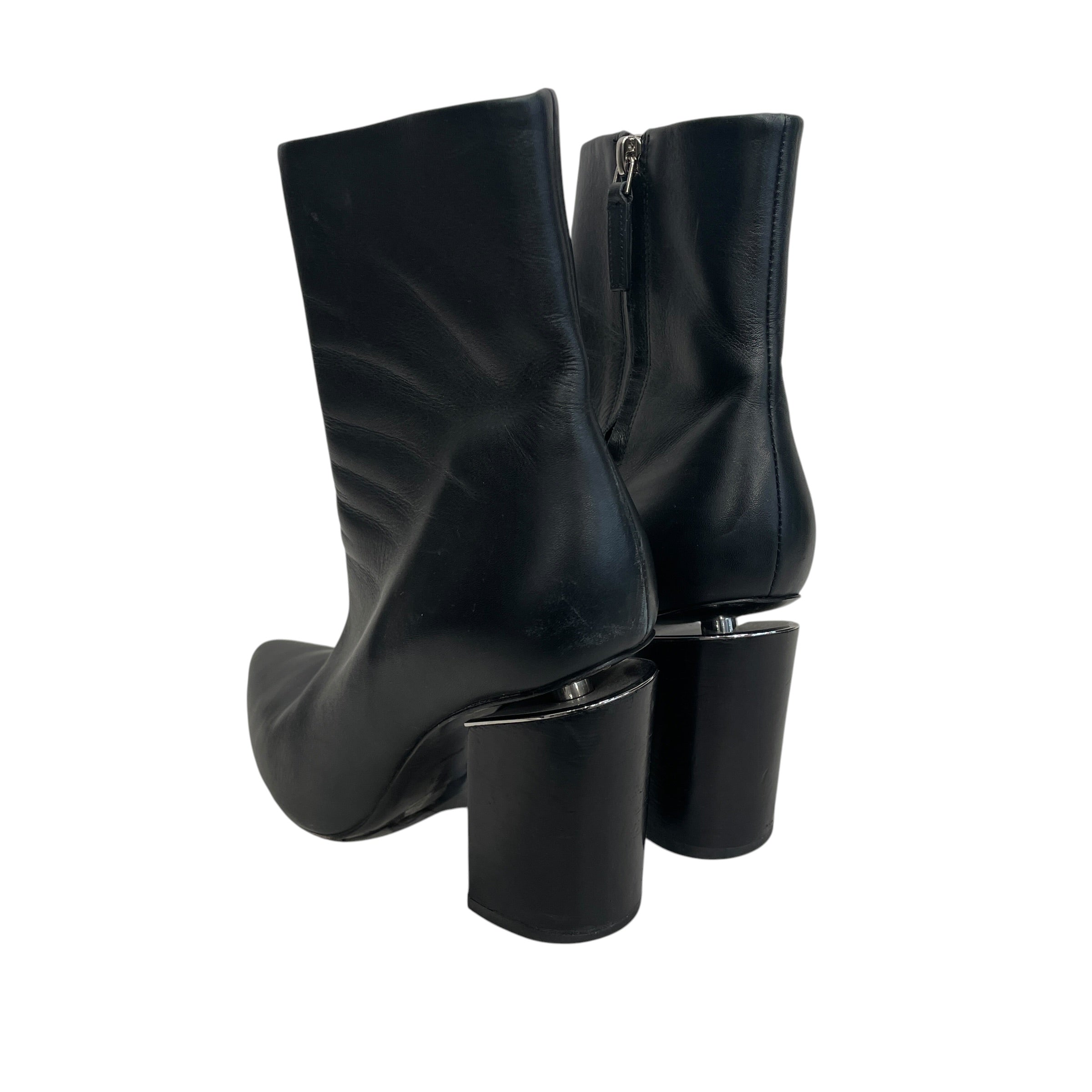 Alexander Wang/Boots/EU 36.5/Leather/BLK/Patent/POINTED TOE FLOATING HEEL view 2