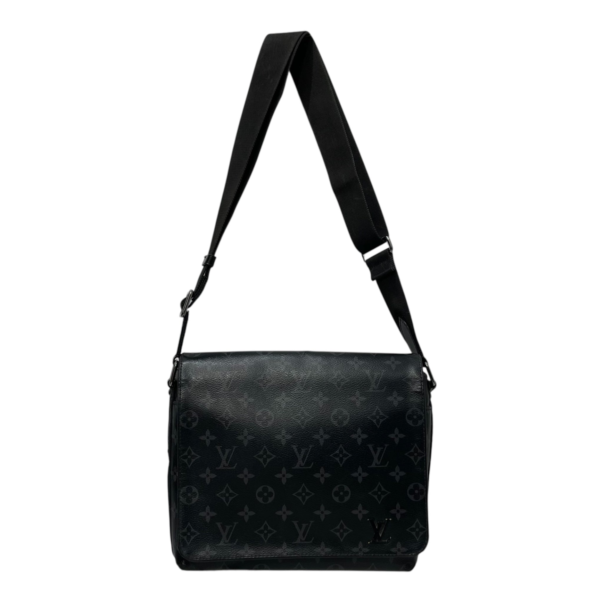 LOUIS VUITTON/Bag/Monogram/Leather/BLK/DISTRICT PM CROSSBODY view 1