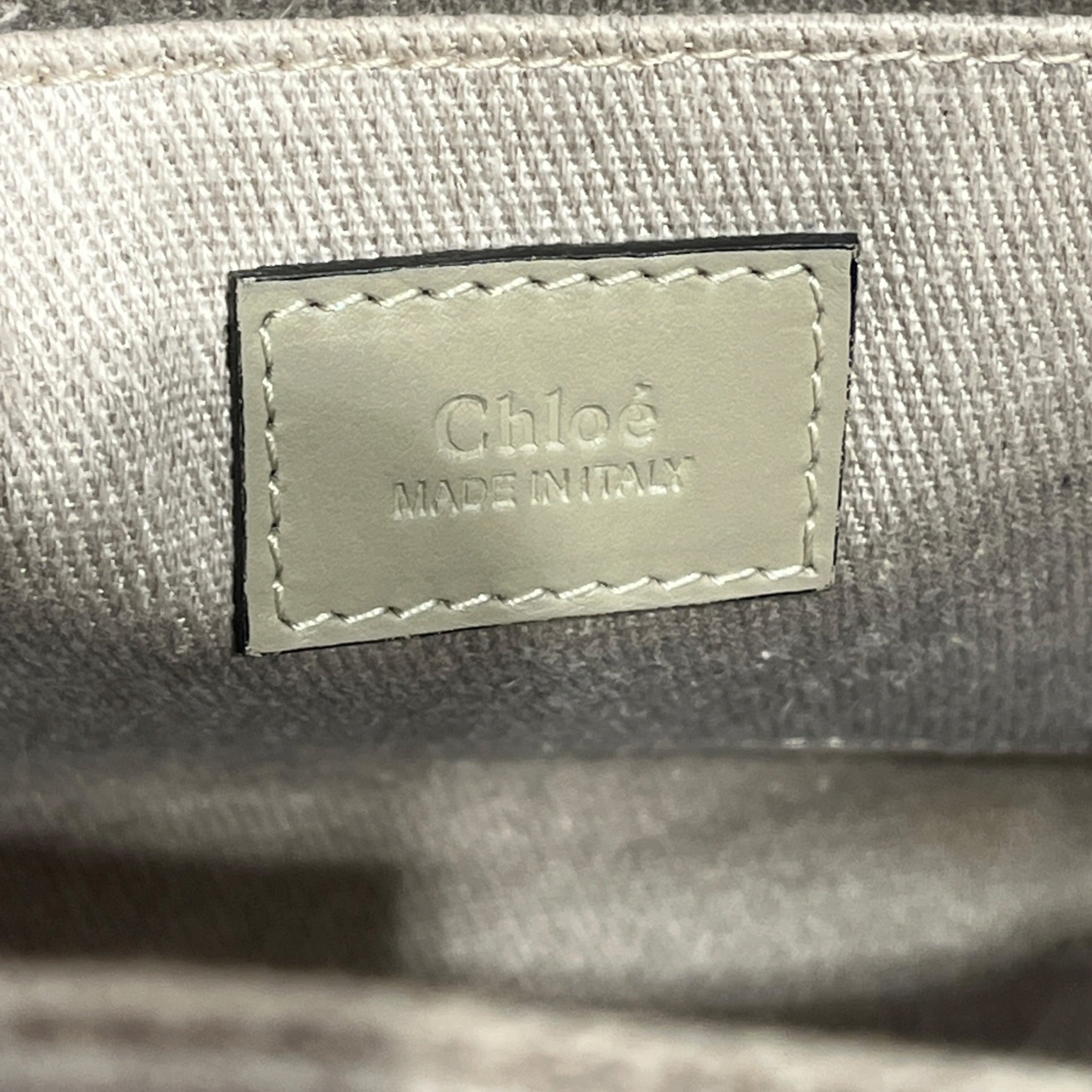 Chloe/Tote Bag/BEG/CANVAS WOODY TOTE W/STRAP view 7