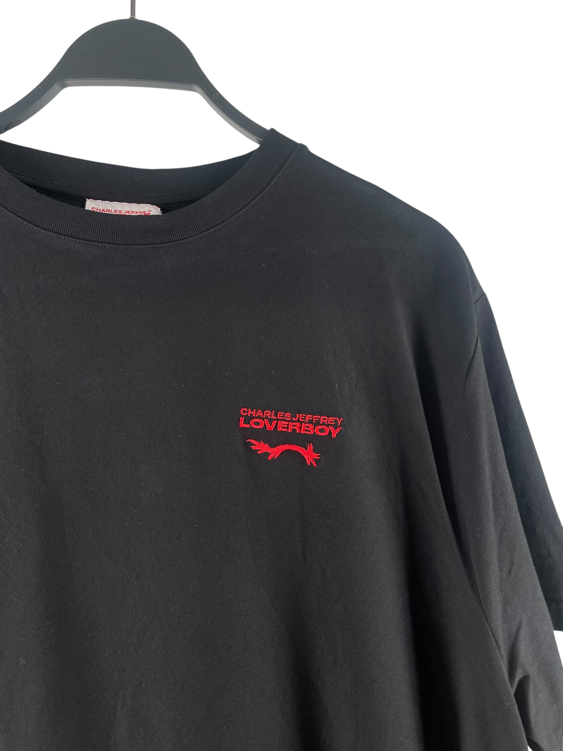 CHARLES JEFFREY LOVERBOY/T-Shirt/M/Cotton/BLK/T-SHIRT 054101301 view 3