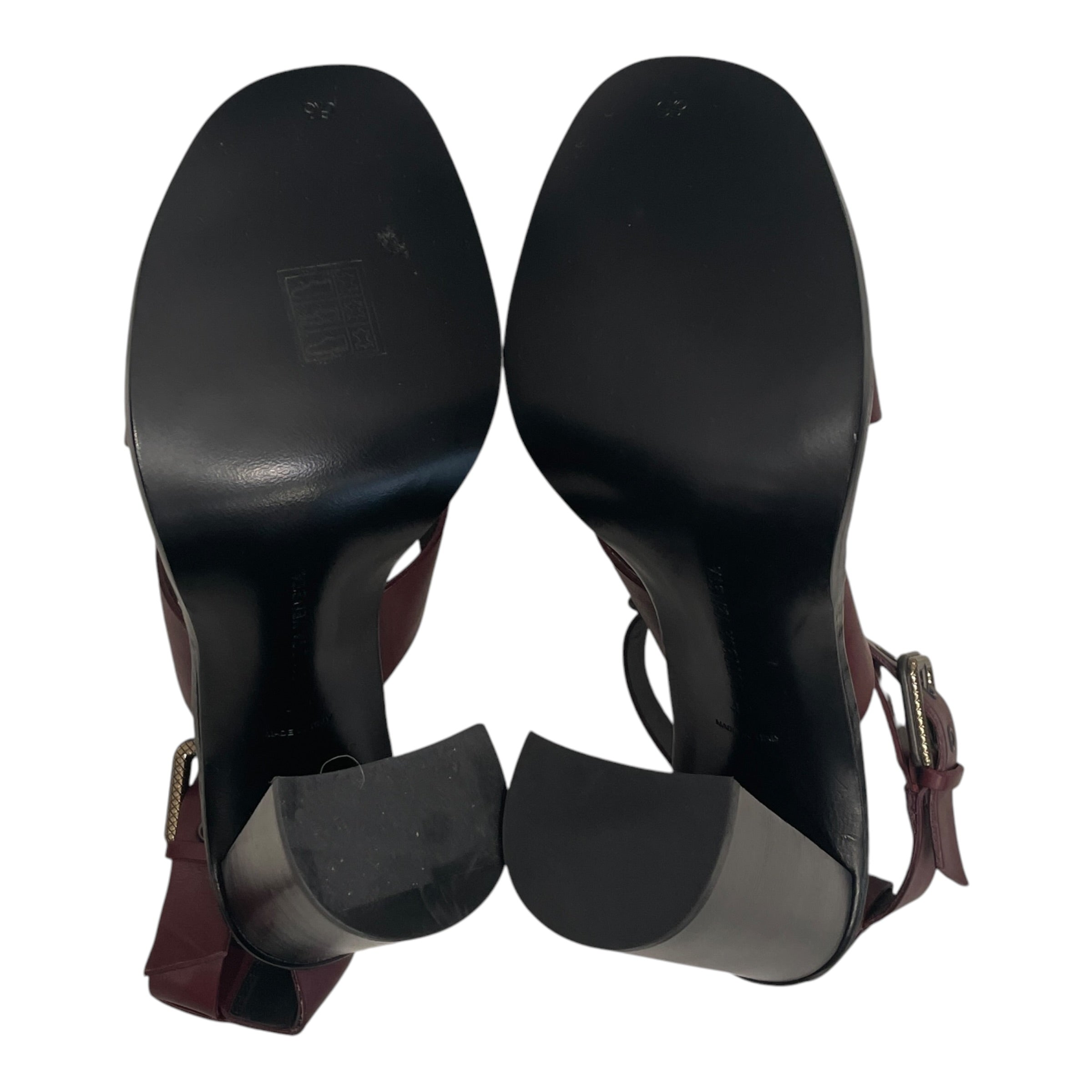 BOTTEGA VENETA/Heels/US 8.5/Leather/BRD/FRONT TASSEL view 5