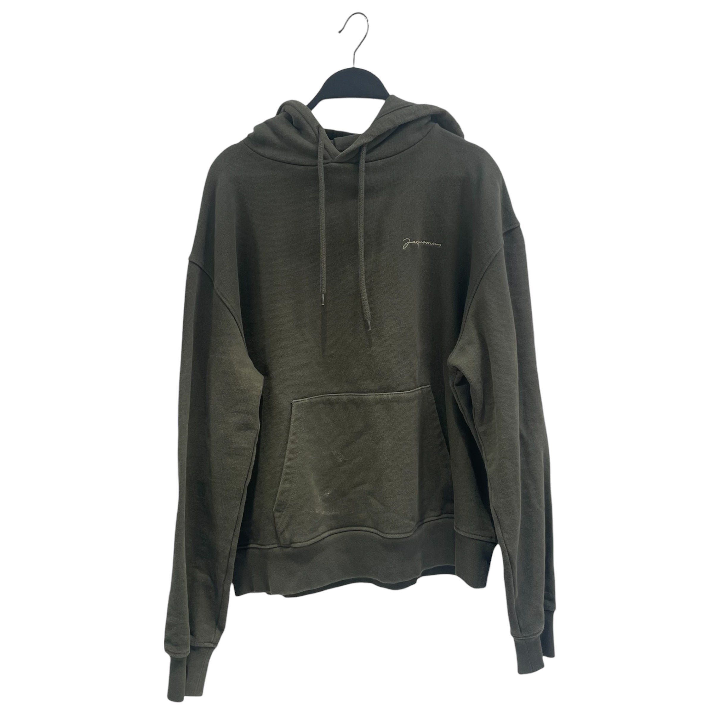 JACQUEMUS/Hoodie/M/Cotton/GRN/"jacquemus" on left chest view 1