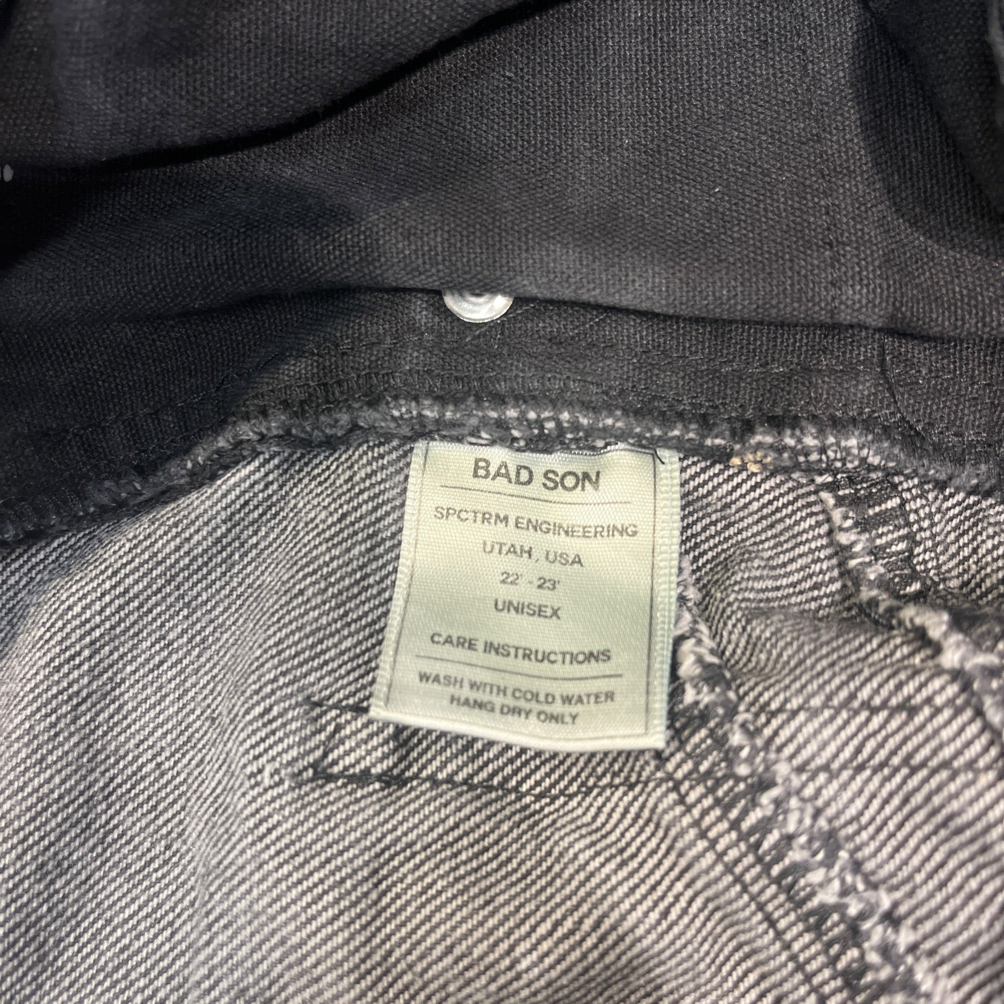 BAD SON/Pants/XS/Denim/BLK/ view 4