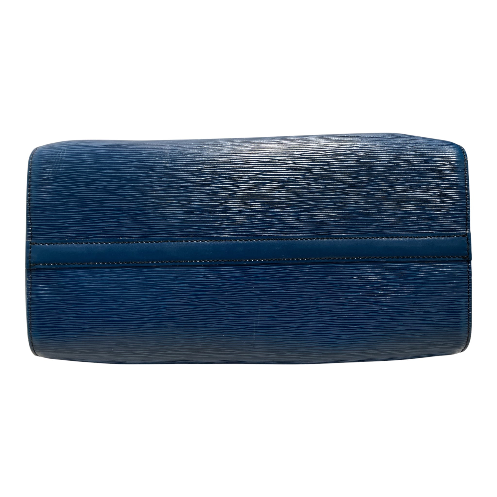 LOUIS VUITTON/Hand Bag/Stripe/Leather/BLU/SPEEDY 35 EPI LEATHER BLUE view 3
