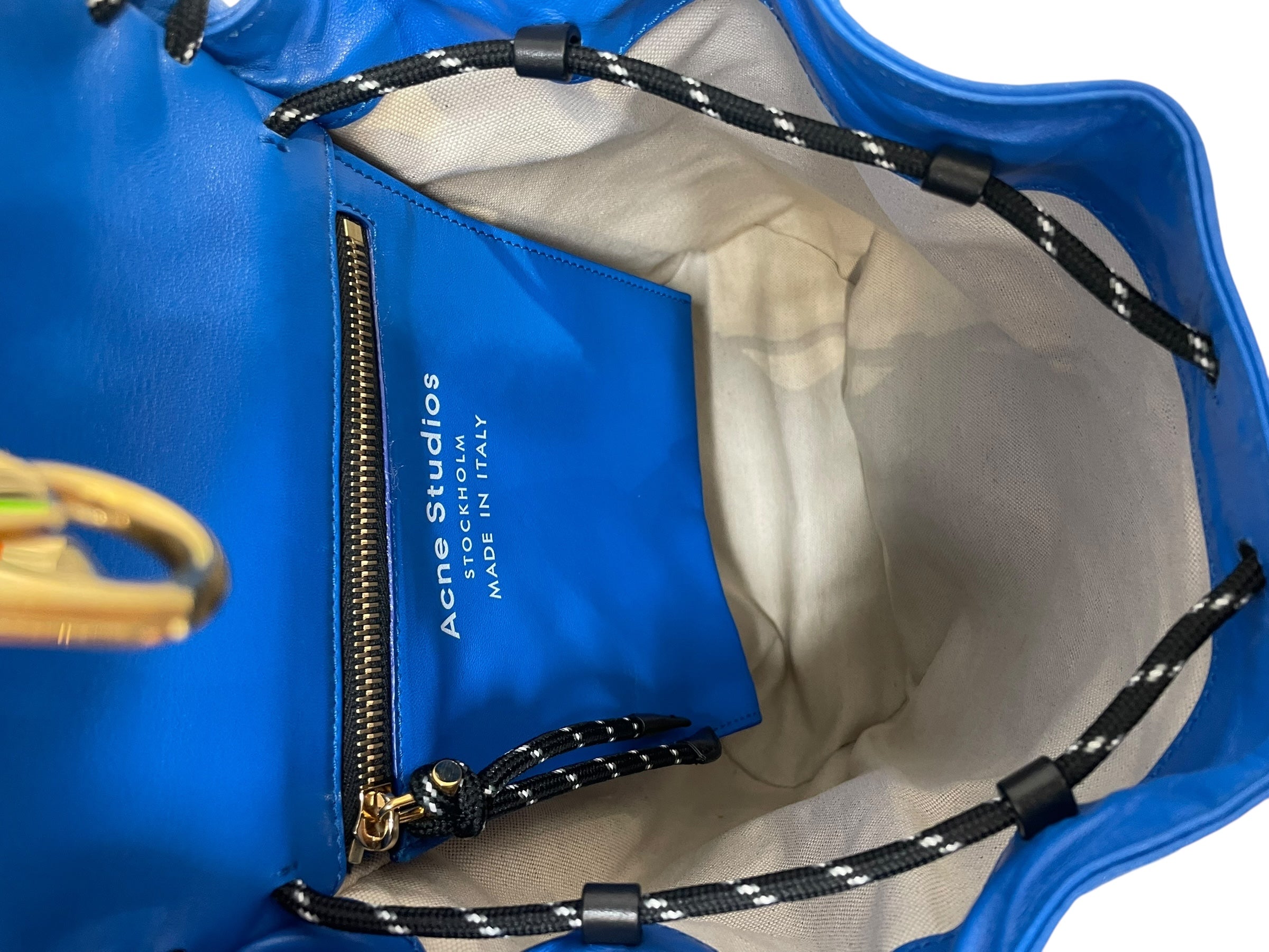 Acne Studios/Backpack/Leather/BLU/Jungle Rope Backpack view 4