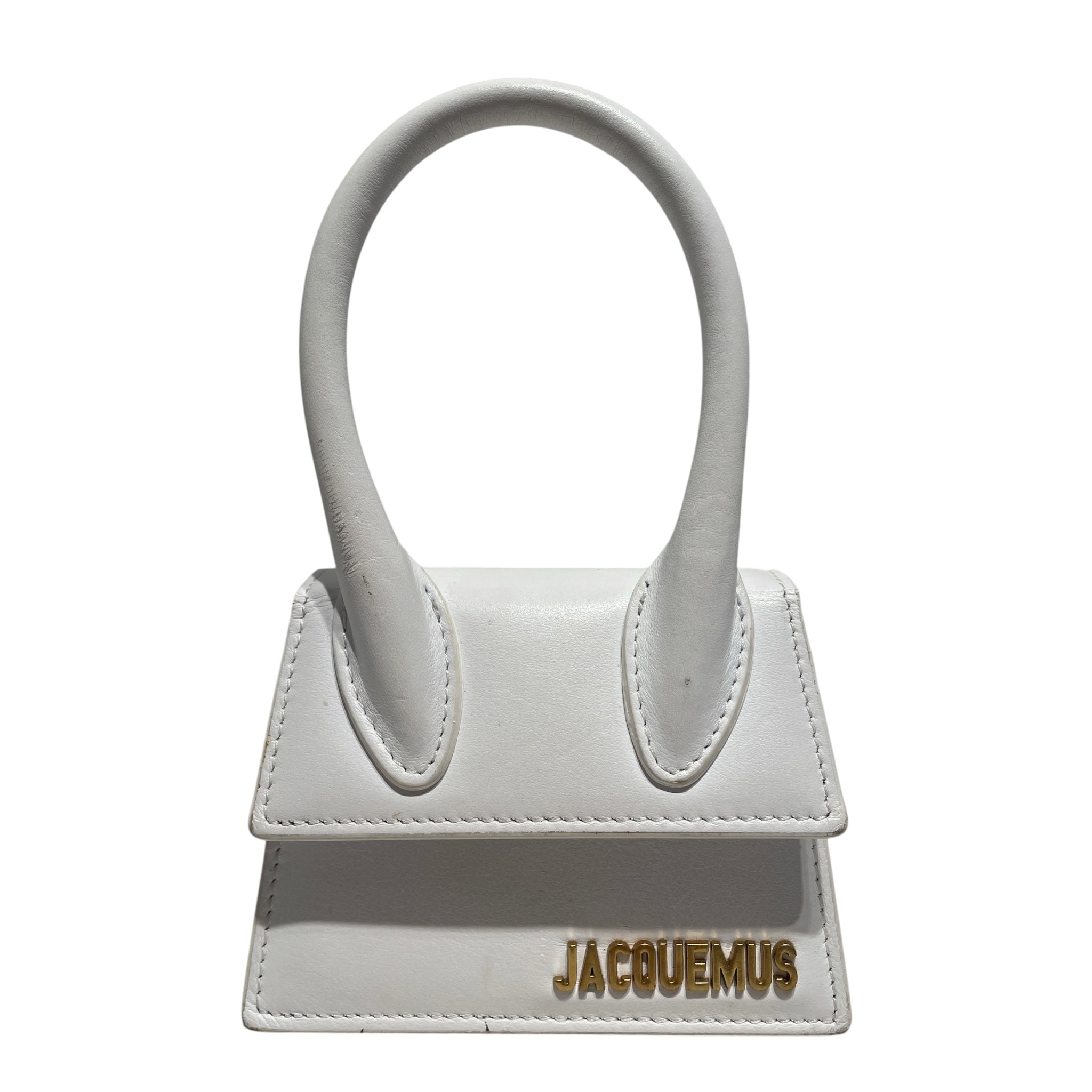 JACQUEMUS/Hand Bag/Leather/WHT/ view 1