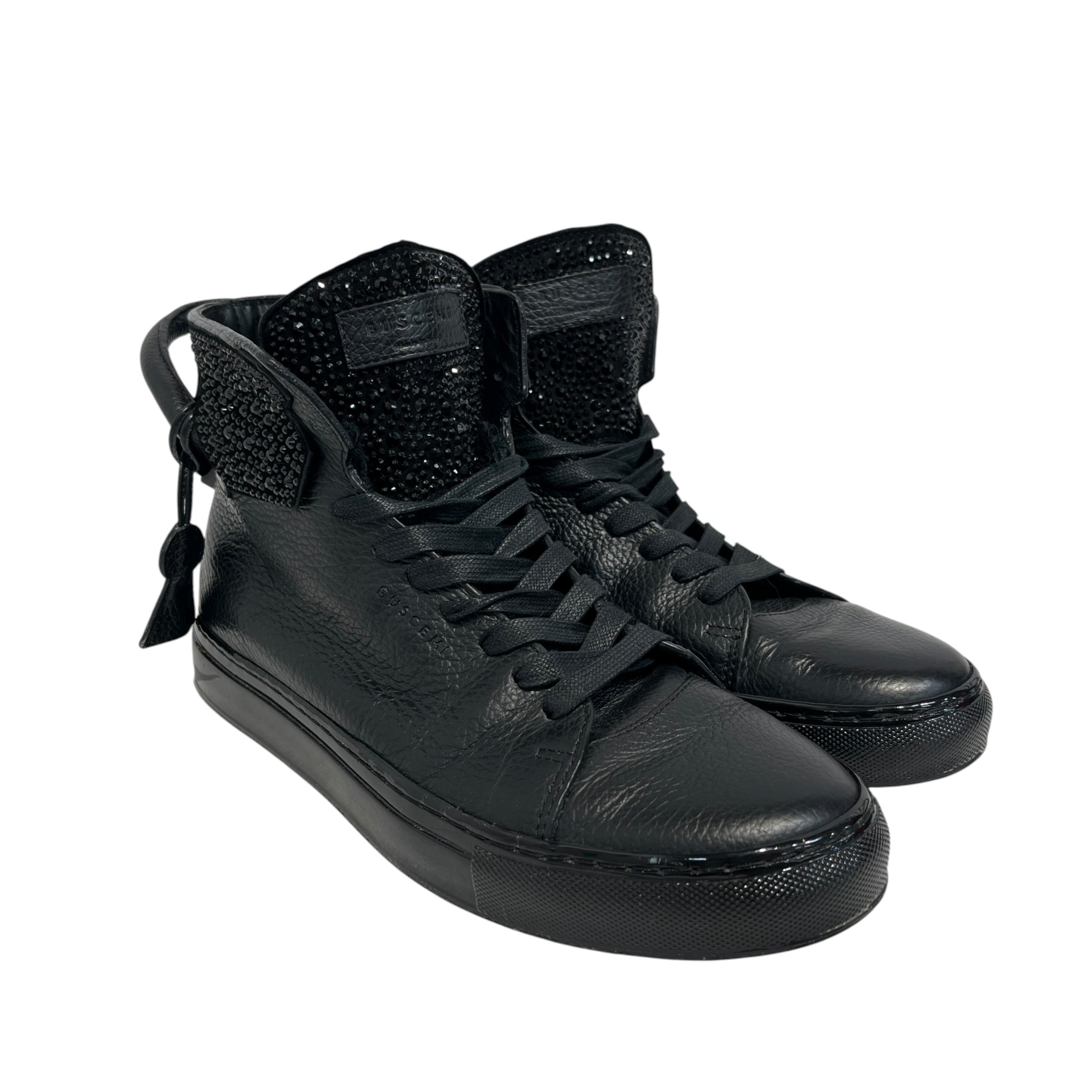 BUSCEMI/Hi-Sneakers/EU 43/Leather/BLK/ view 1