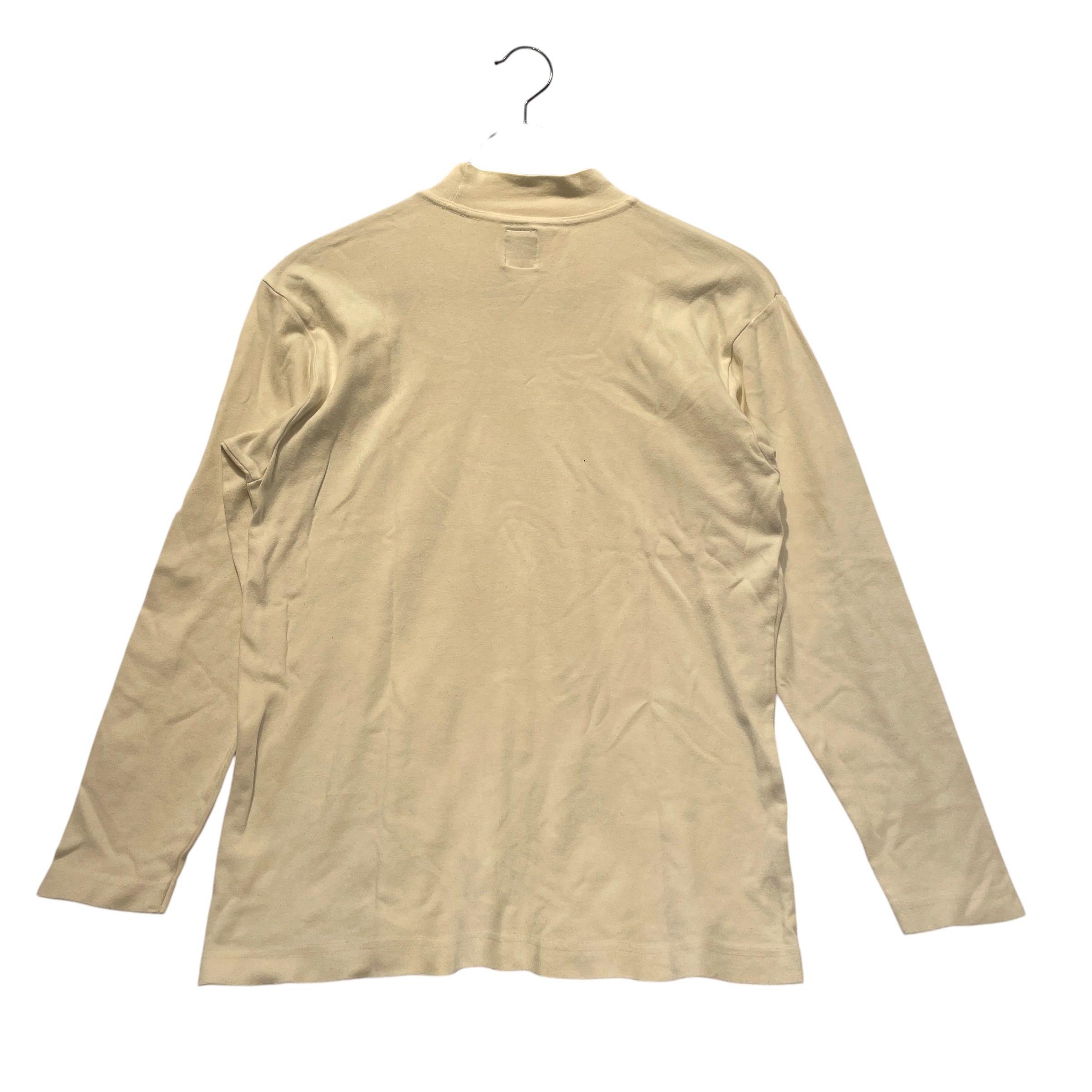 MOSCHINO/T-Shirt/Cotton/WHT/Logo Mock Neck view 2