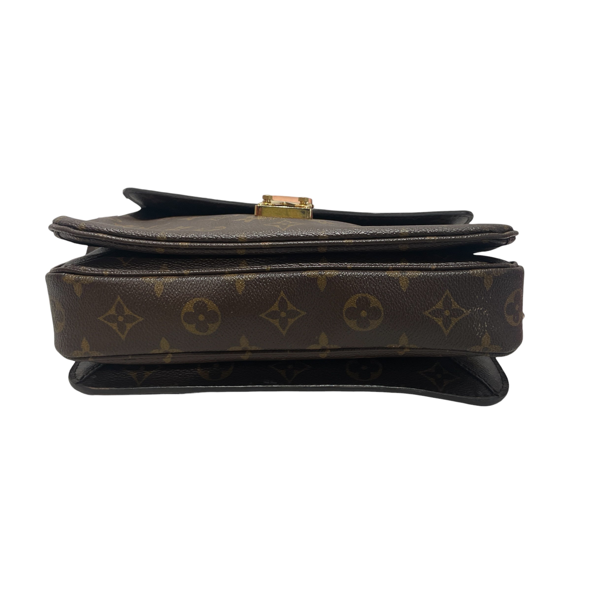 LOUIS VUITTON/Cross Body Bag/Monogram/Leather/BRW/Pochette Metis Monogram view 3
