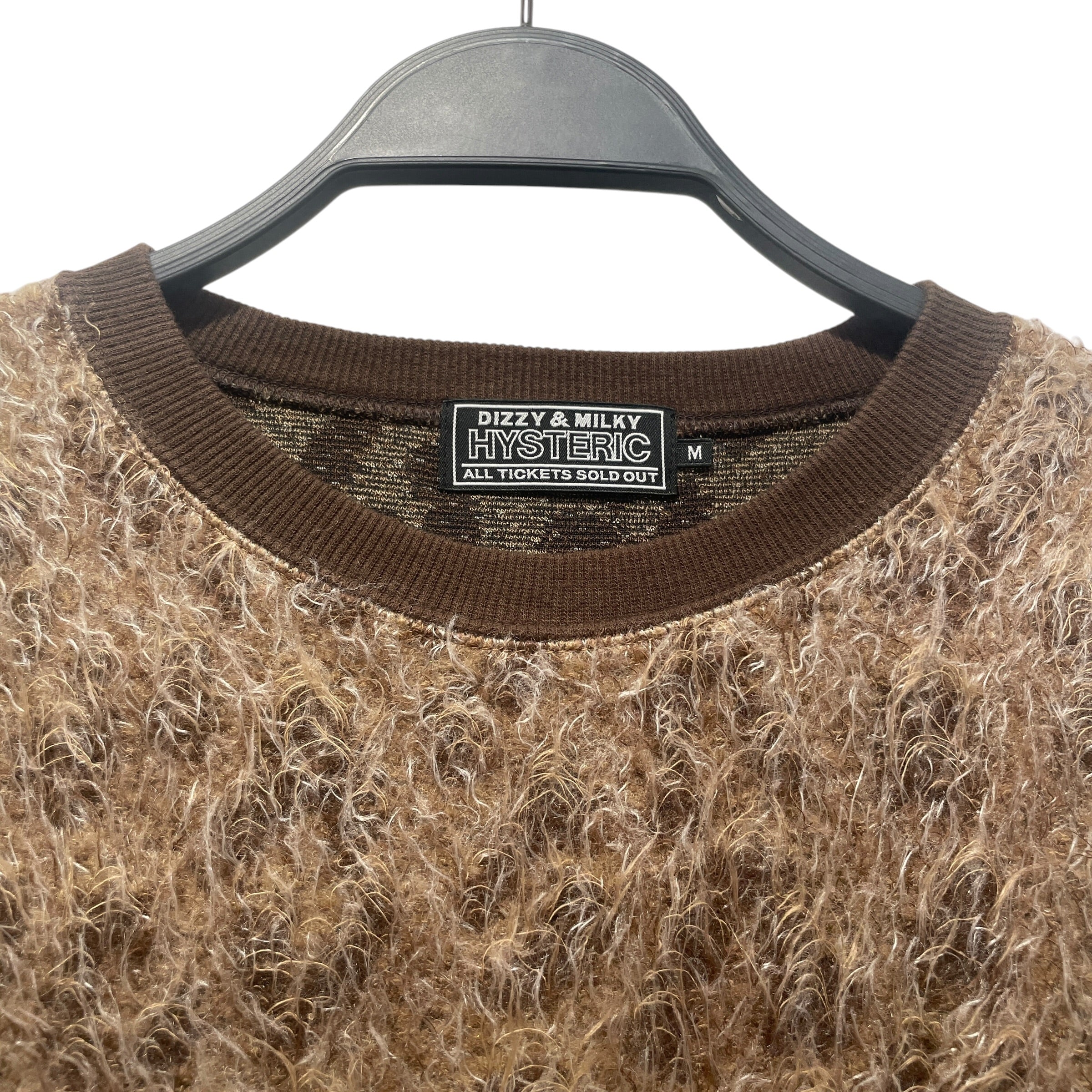 HYSTERIC GLAMOUR/Sweater/M/Fur/BRW/Fur Jumper view 3