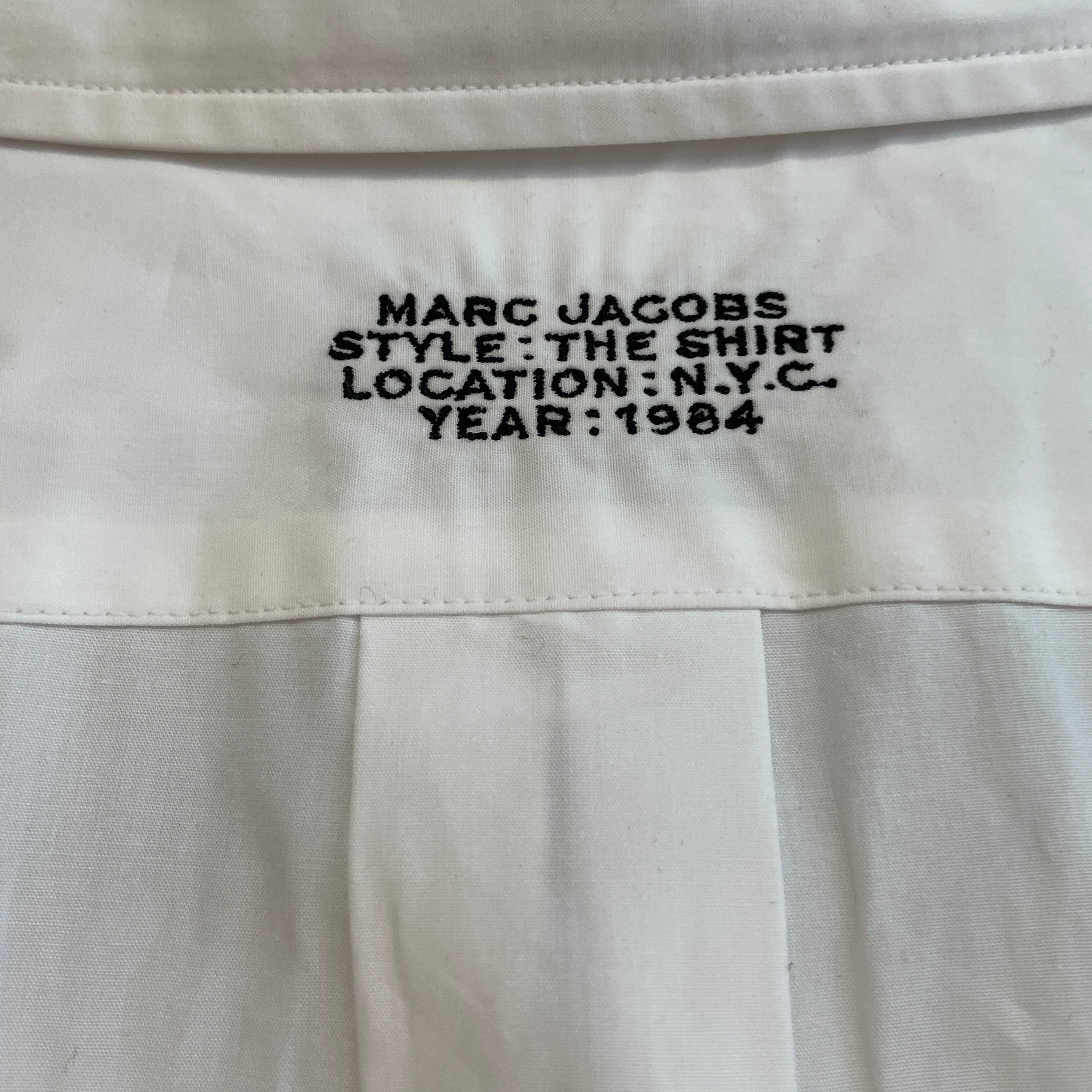 MARC JACOBS/LS Shirt/S/Cotton/WHT/THE SHIRT view 5