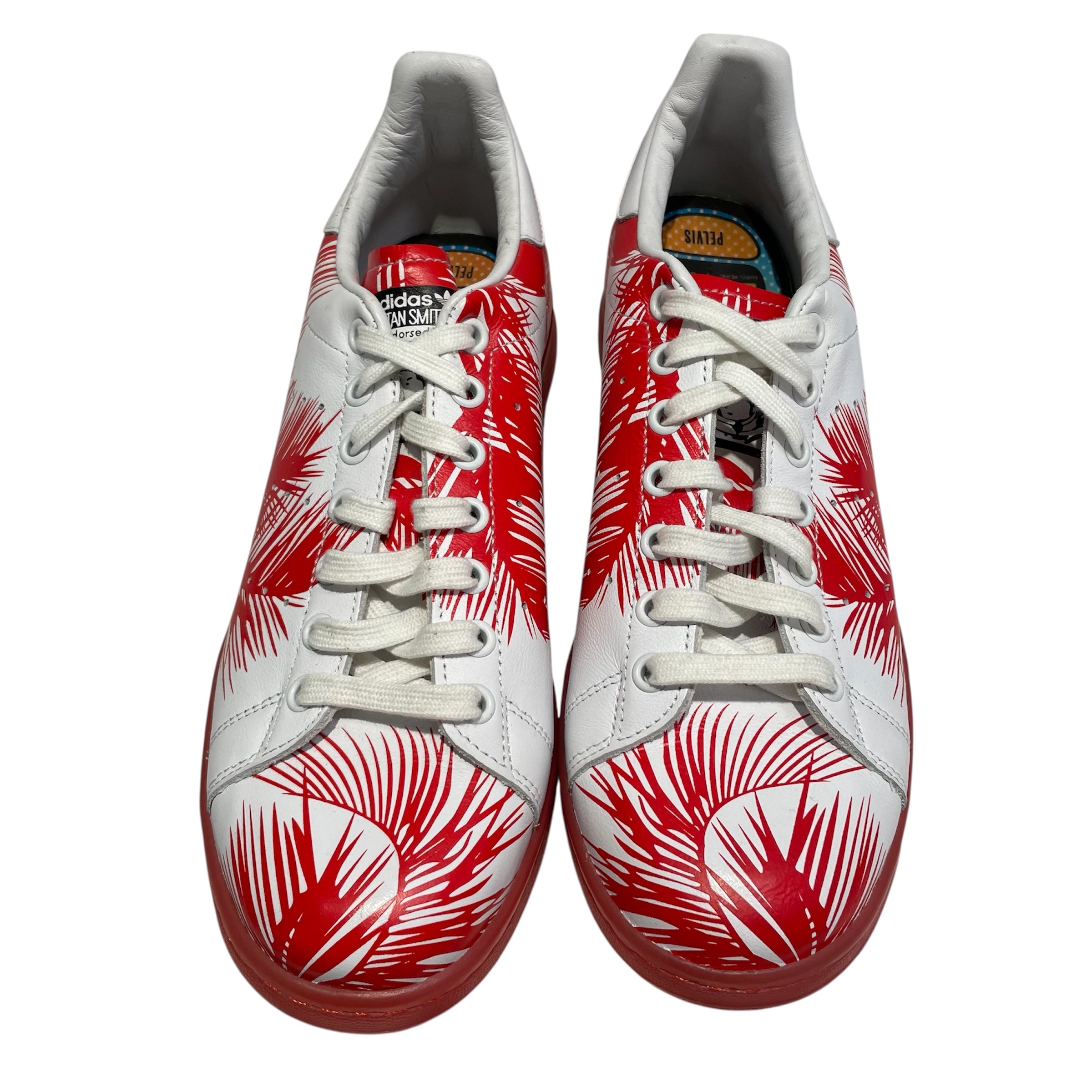 adidas/Low-Sneakers/US 9.5/All Over Print/Leather/WHT/STAN SMITH PHARREL COLLAB view 3