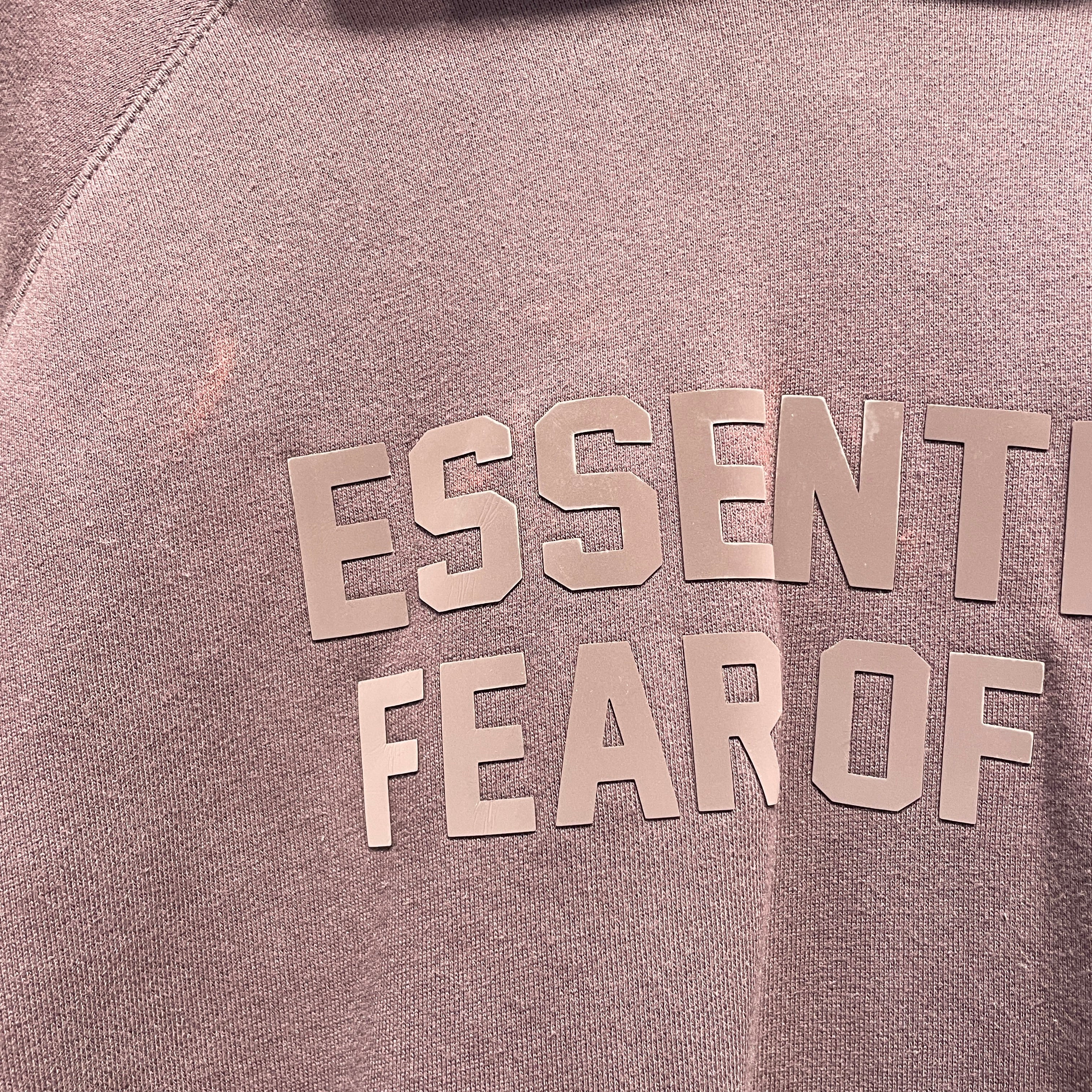 FOG ESSENTIALS/Hoodie/L/Cotton/BRD/HOODED/POCKETS/BLEACH view 3