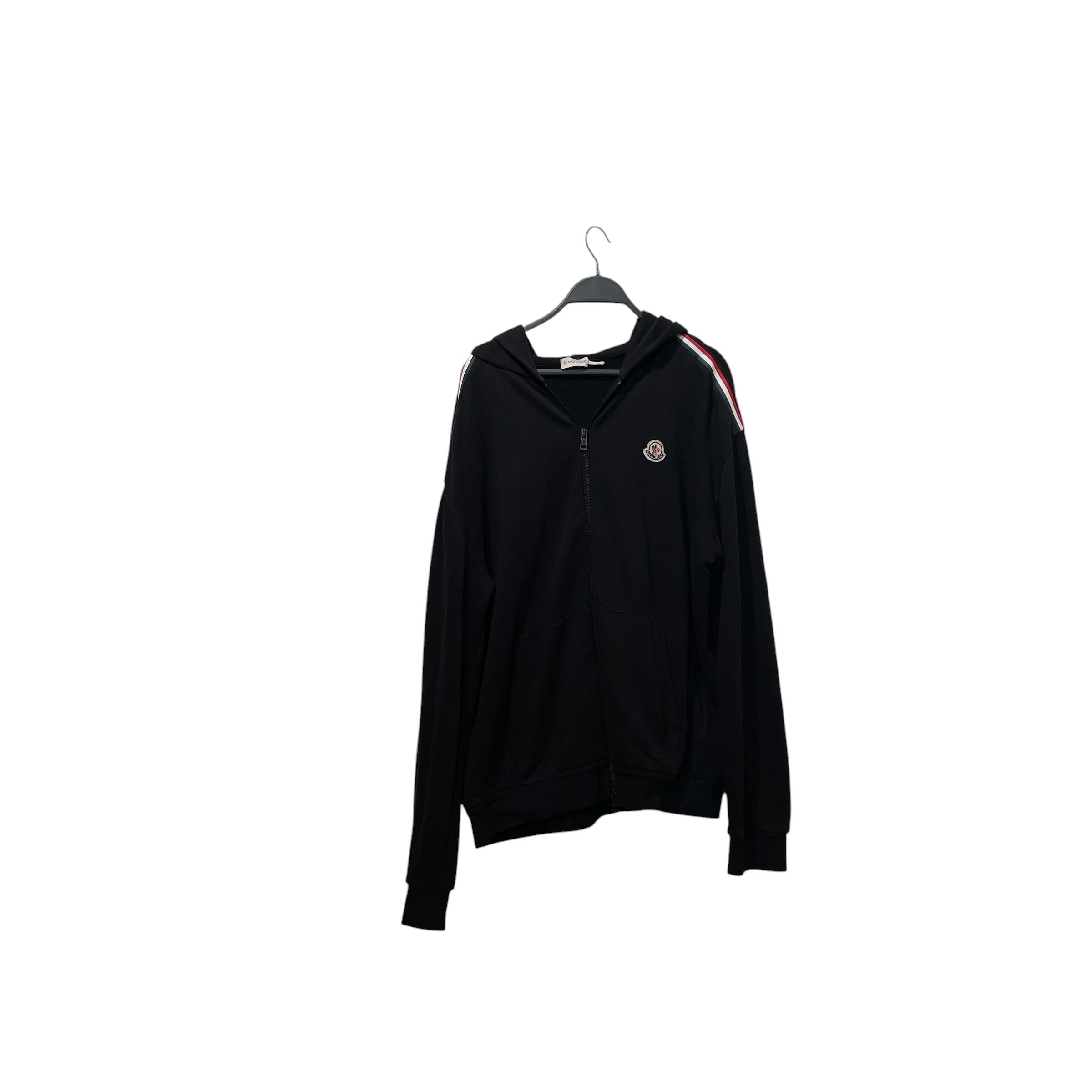 MONCLER/Zip Up Hoodie/XL/Cotton/BLK/ view 1