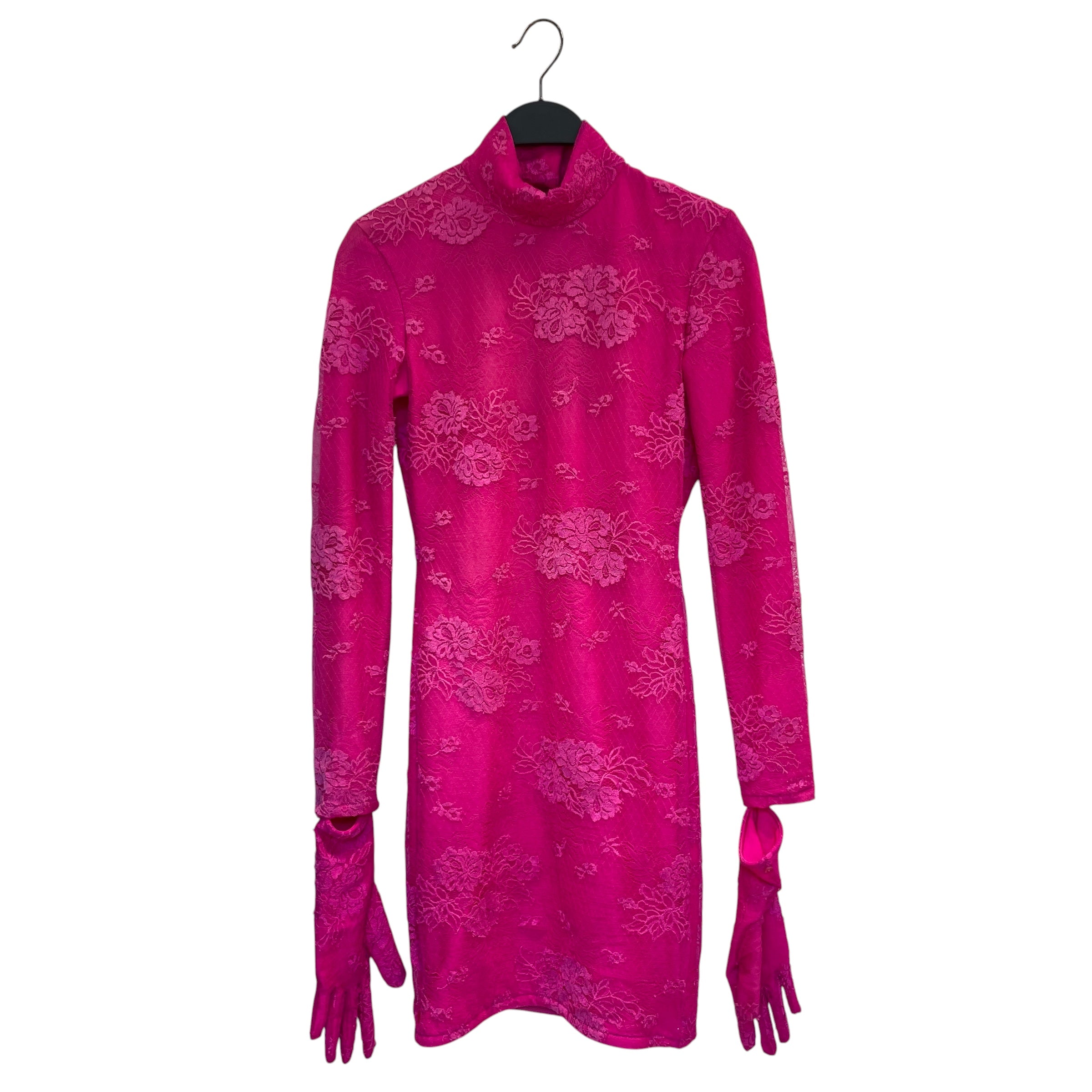 BALENCIAGA/LS Dress/34/All Over Print/Cotton/PNK/glove dress view 1