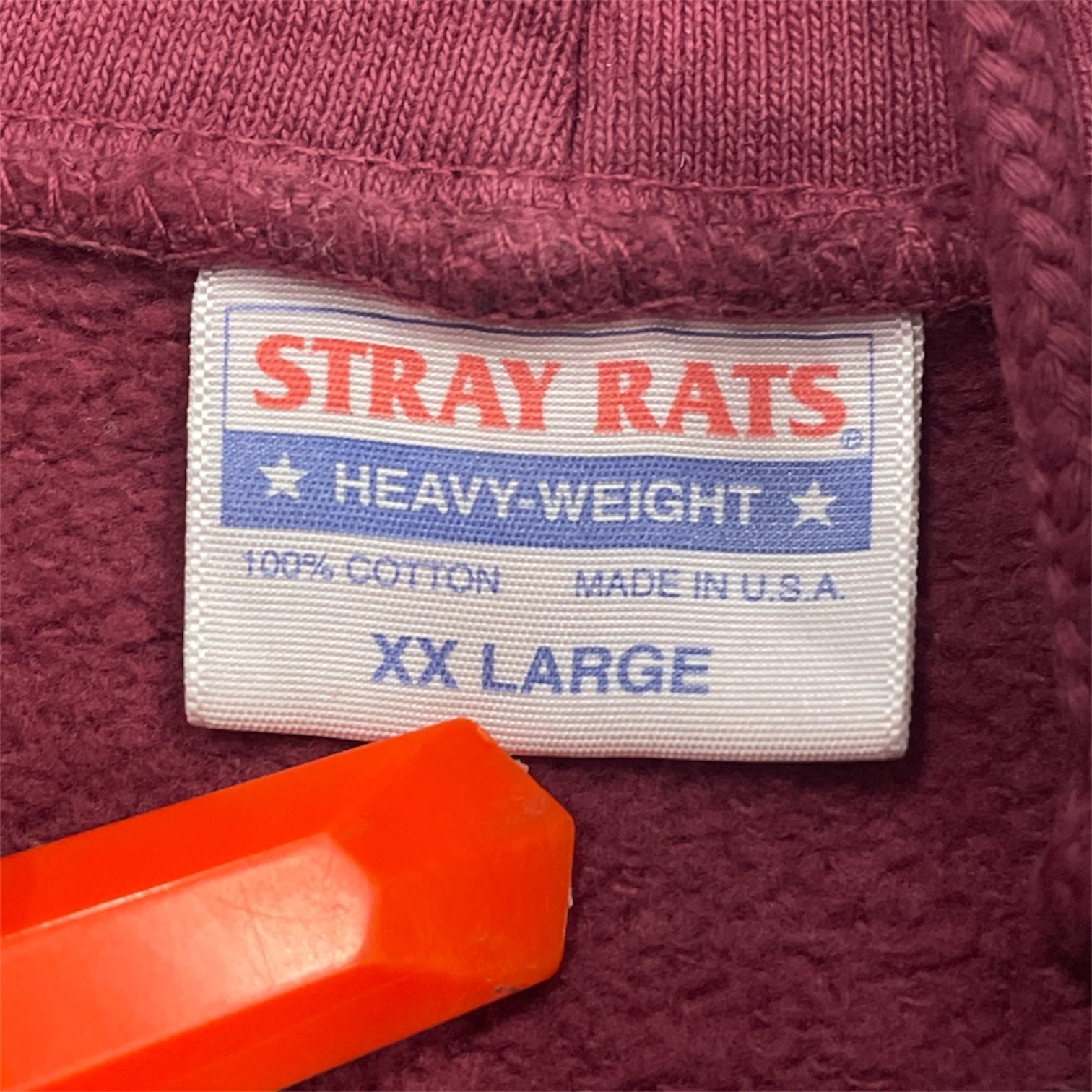 STRAY RATS/Hoodie/XXL/Graphic/Cotton/BRD/RATZ STAR ON A view 3