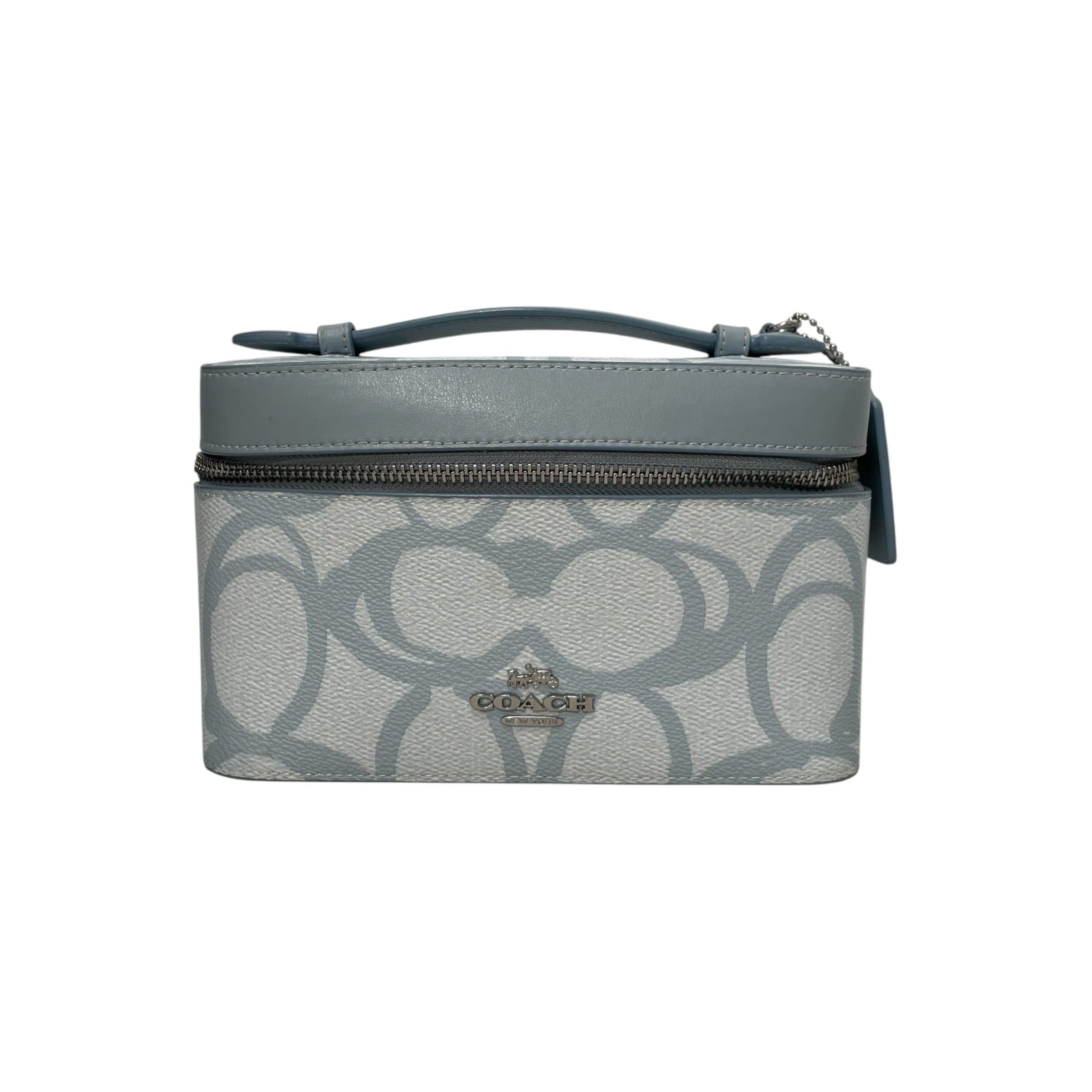 COACH/Hand Bag/Leather/BLU/COACH PATTERN view 1