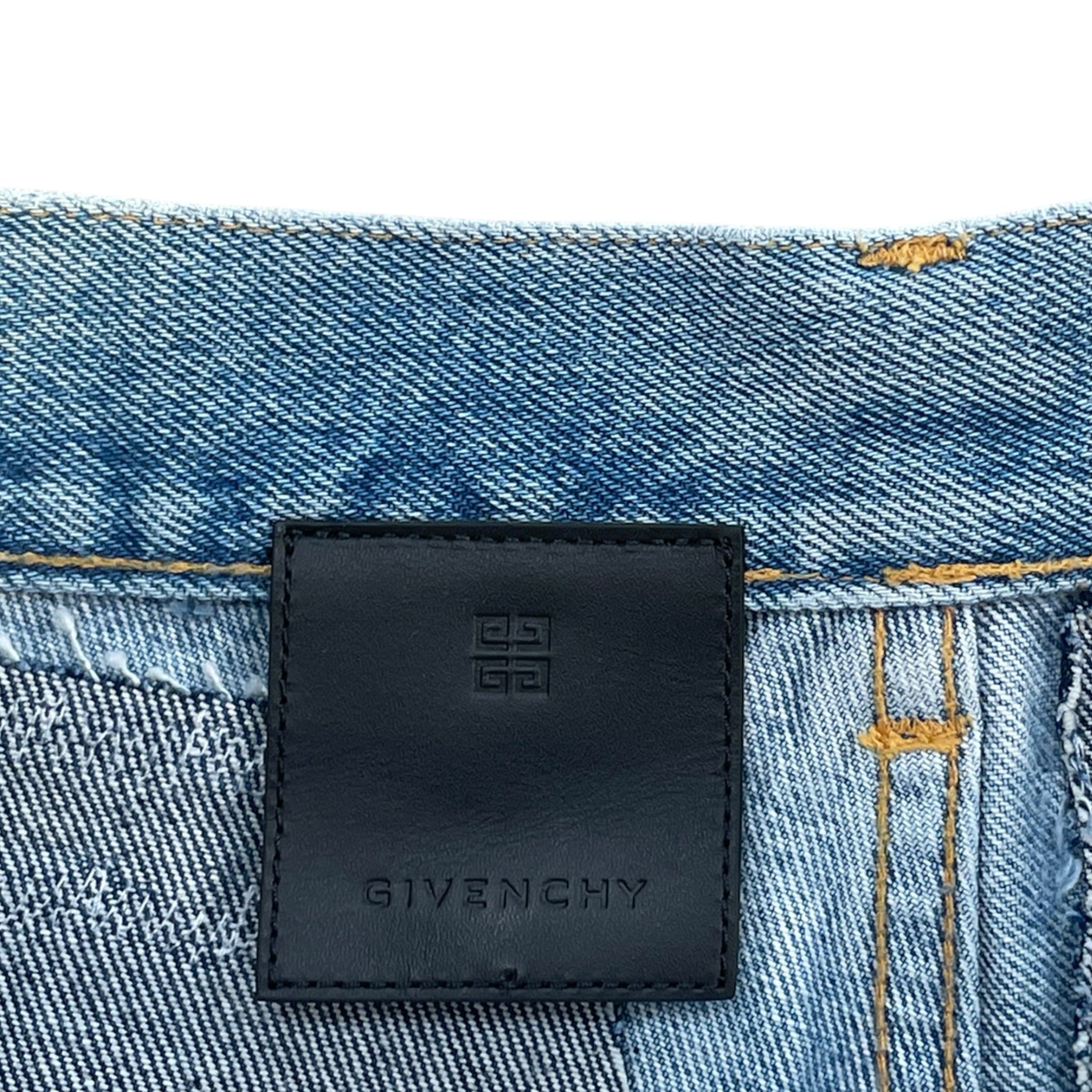 GIVENCHY/Shorts/25/Denim/BLU/Distressed/mini shorts light wash view 5