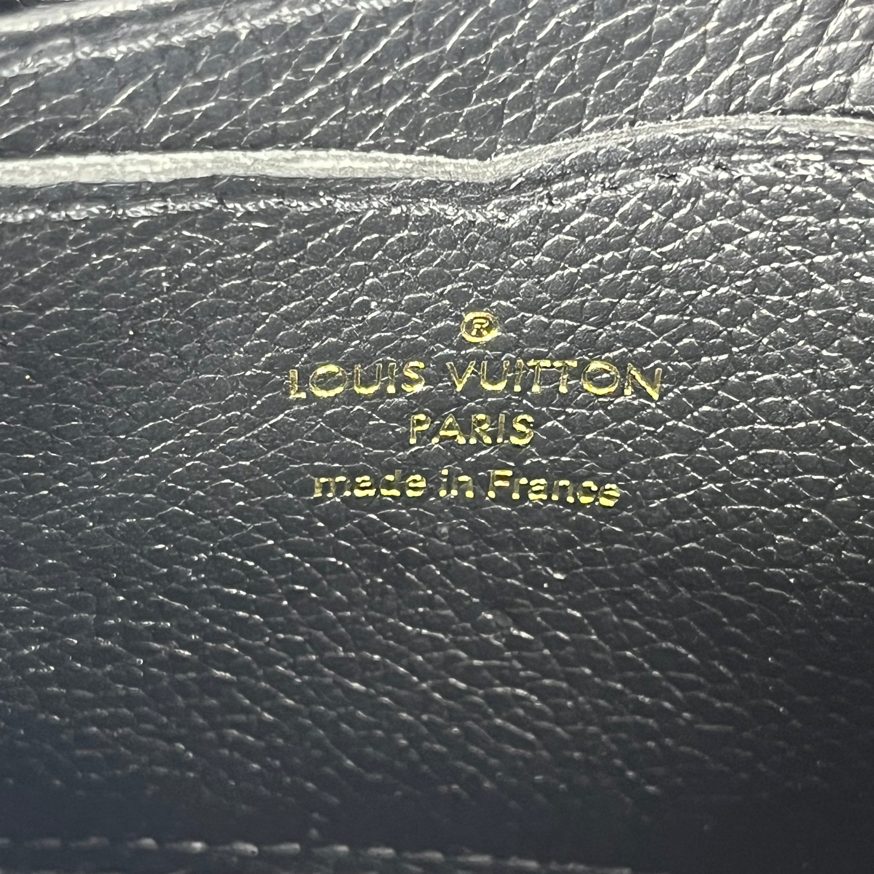 LOUIS VUITTON/Coin Wallet/Monogram/Leather/BLK/L's/ZIPPY COIN PURSE view 5