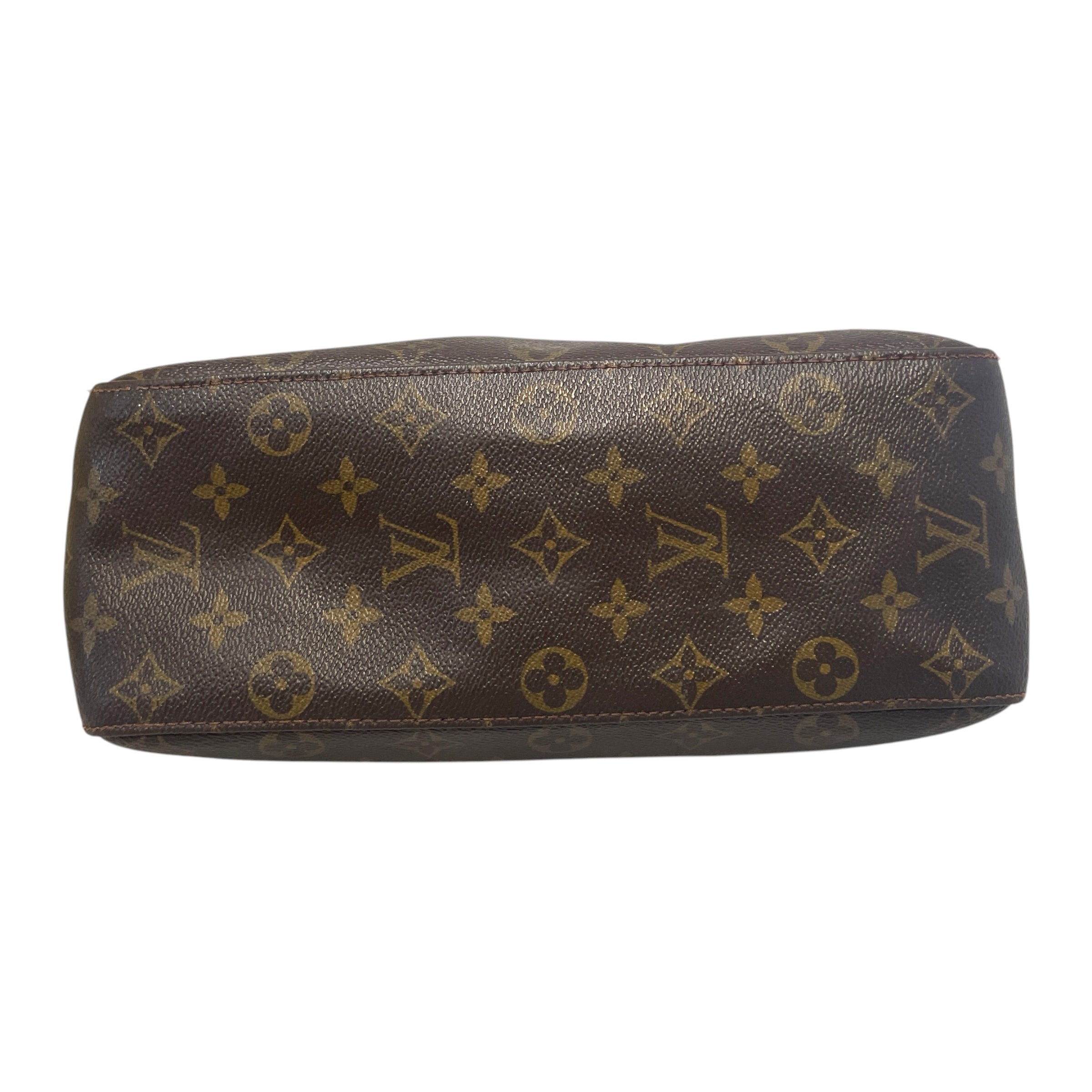LOUIS VUITTON/Tote Bag/Monogram/Leather/BRW/Monogram Looping GM view 4