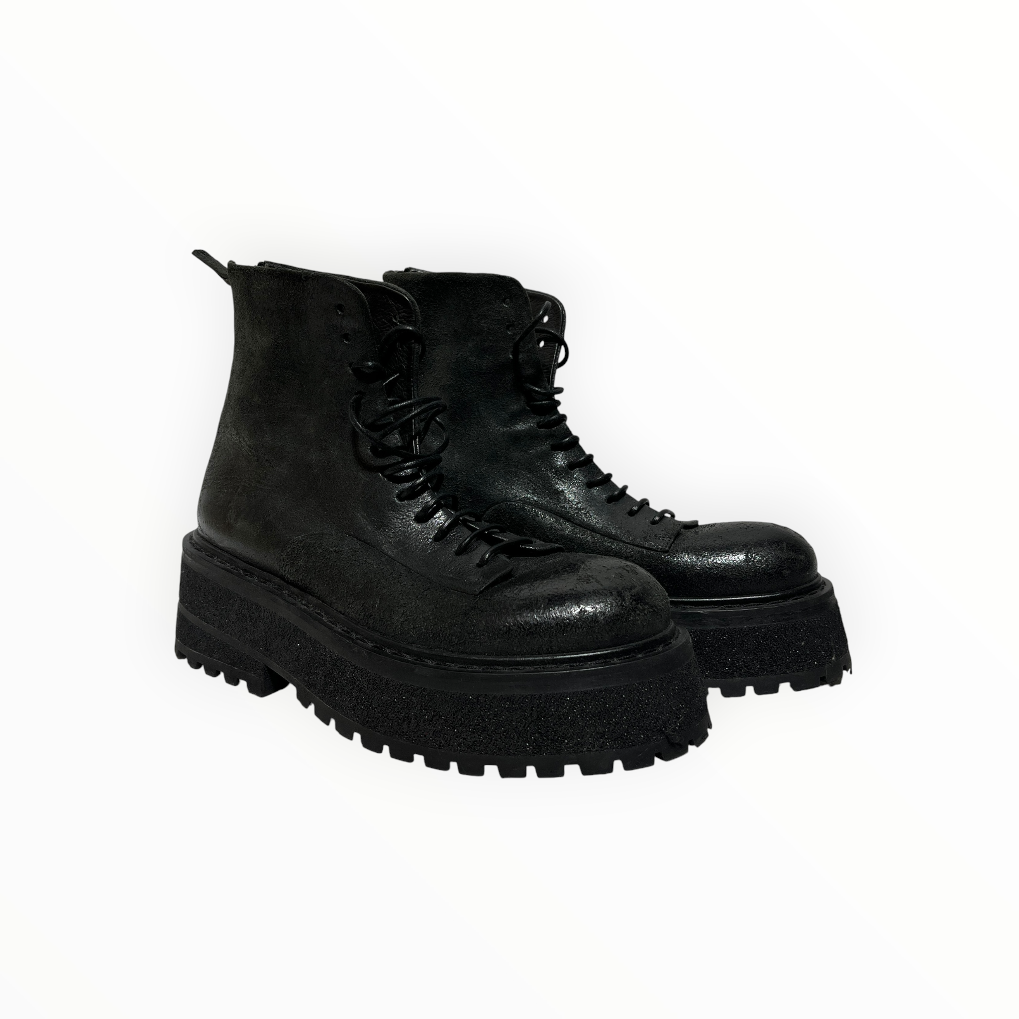Marsell/Boots/EU 39/Leather/BLK/BAKZIP PLATFORM view 1
