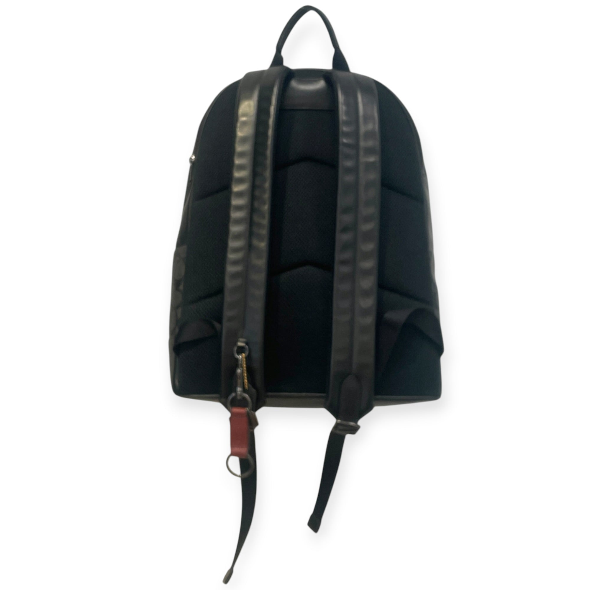 COACH/Backpack/Monogram/Leather/BLK/West view 2