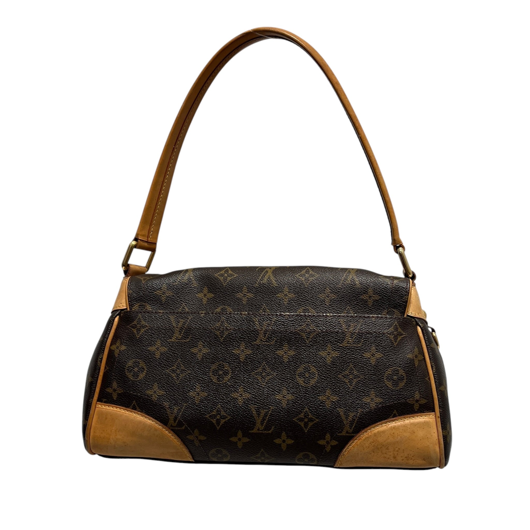 LOUIS VUITTON/Hand Bag/Monogram/Leather/BRW/BEVERLY MM view 2