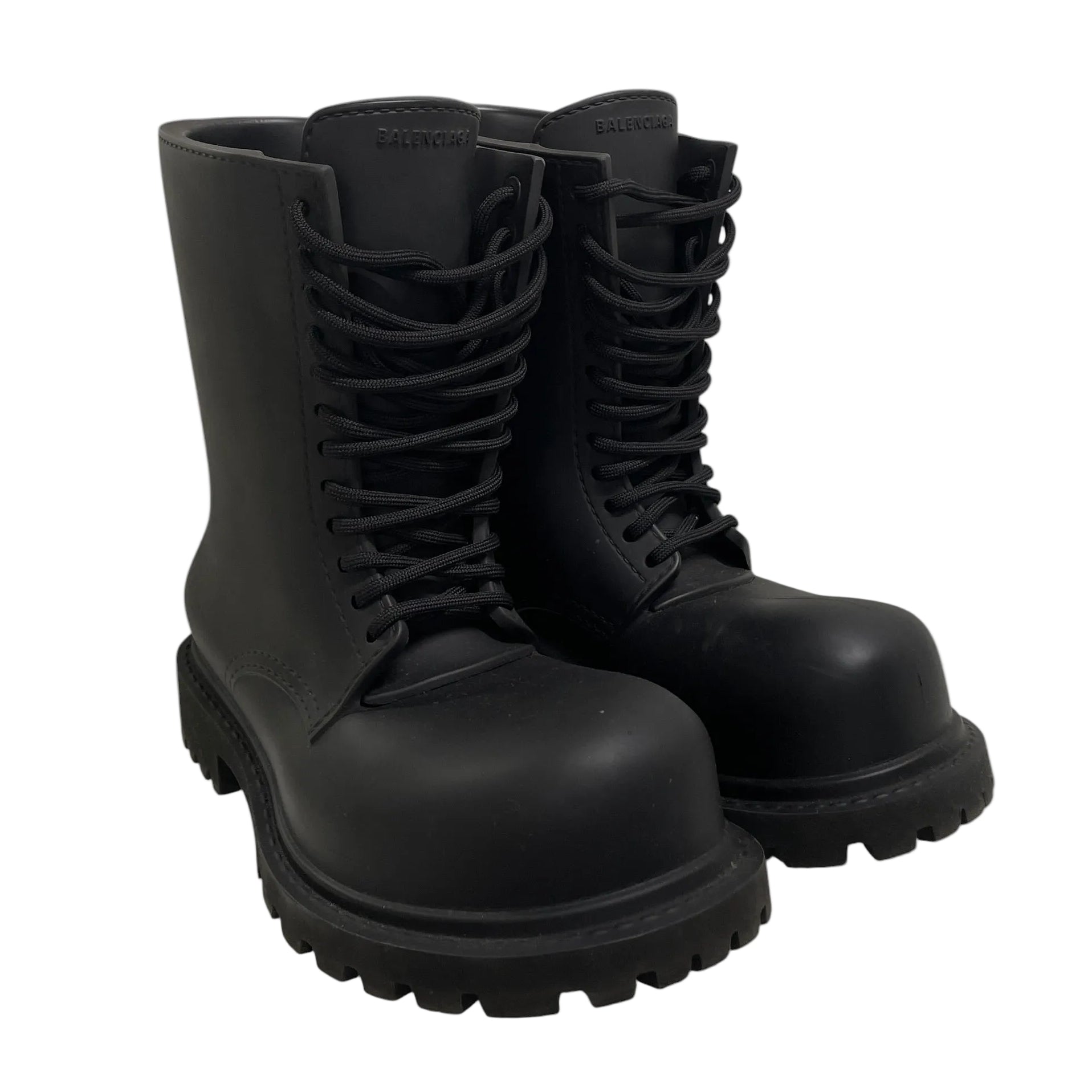 BALENCIAGA/Lace Up Boots/BLK/STEROID/ LACE UP/ 717807 view 1