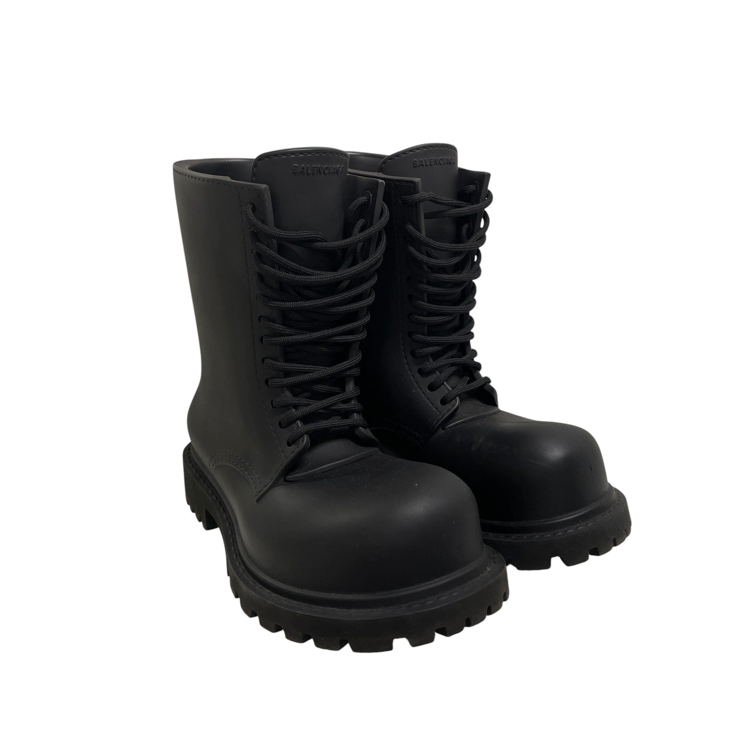 BALENCIAGA/Lace Up Boots/BLK/STEROID/ LACE UP/ 717807 view 1