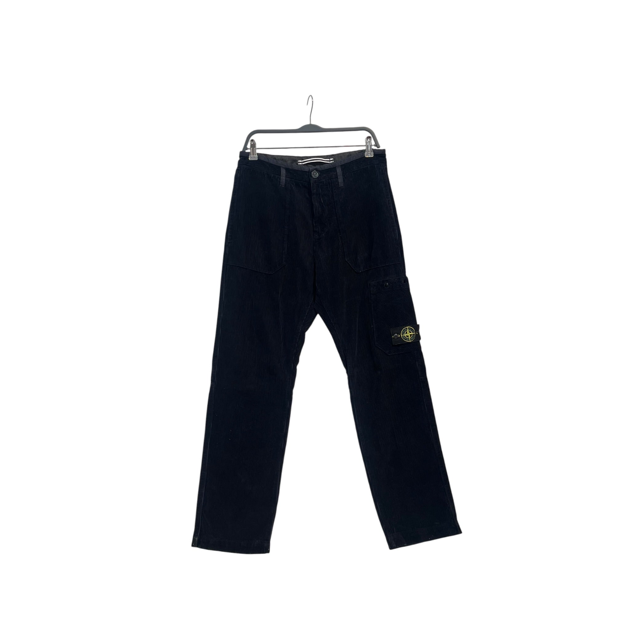 STONE ISLAND/Pants/M/Corduroy/NVY/CORDUROY PLAIN view 1