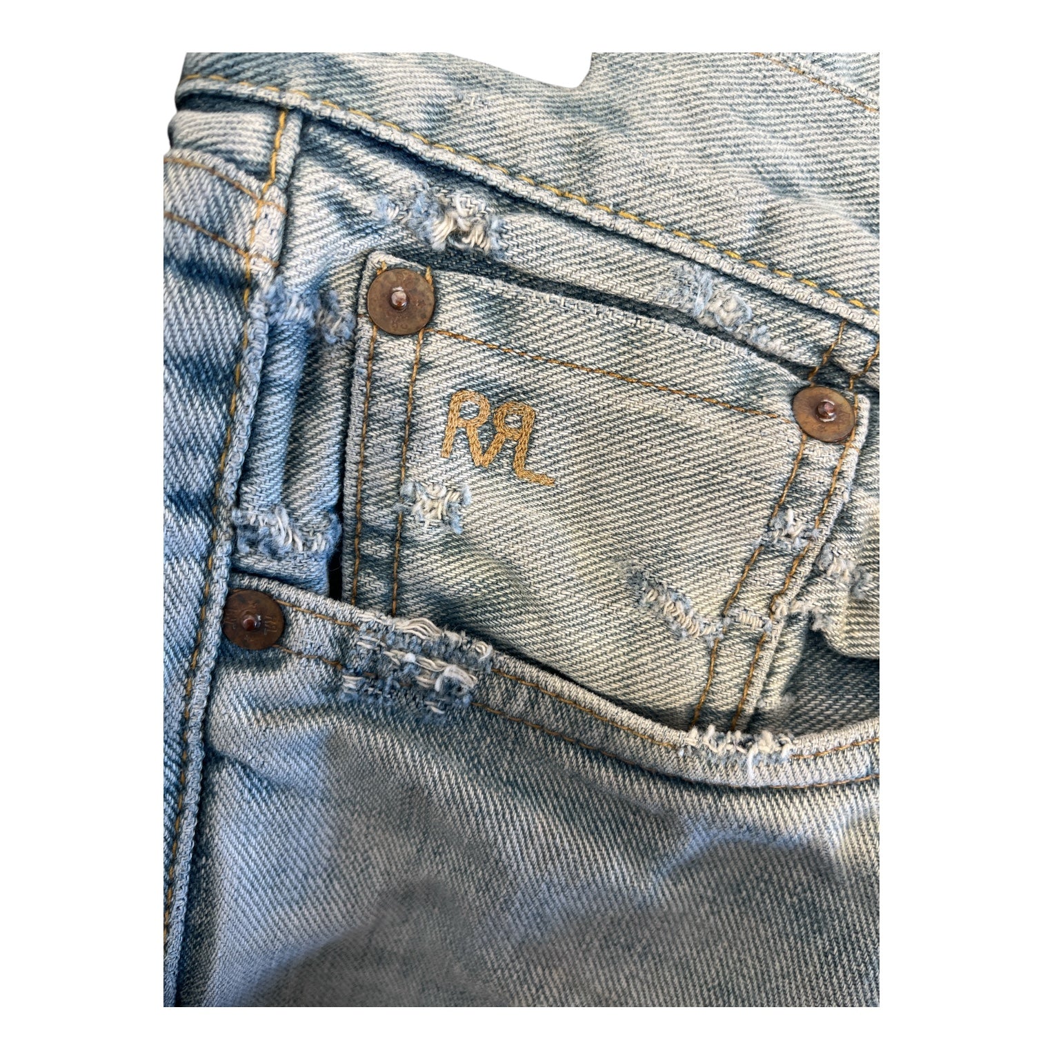 RRL/Skinny Pants/28/Denim/IDG/RRL lightwash skinnyjeans28x30 view 4