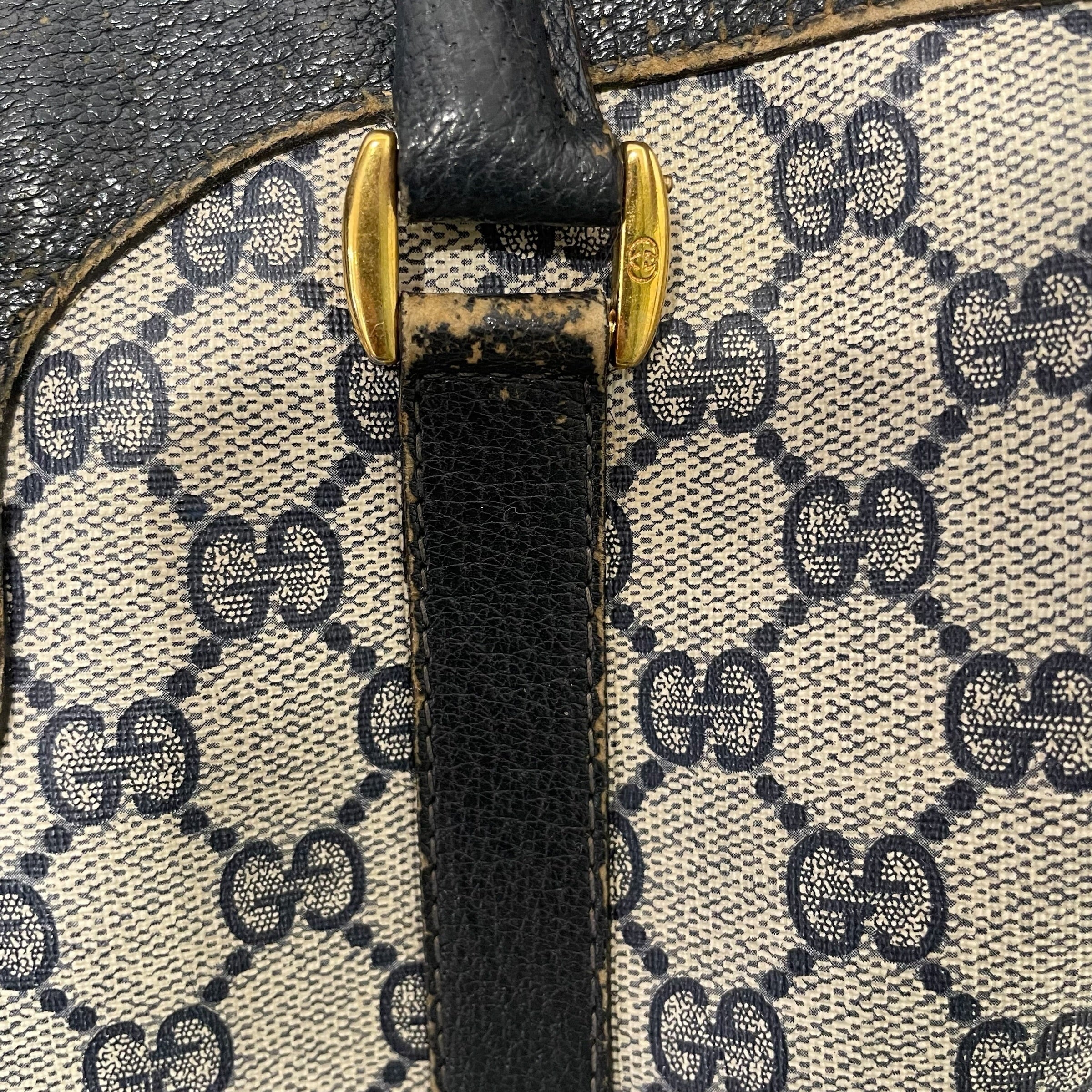 GUCCI/Hand Bag/Monogram/NVY/vintage supreme boston bag view 9