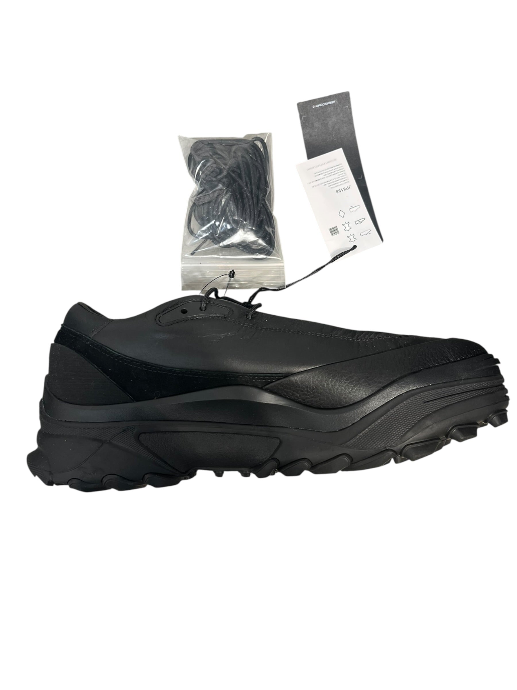 Y-3/Low-Sneakers/US 8/Leather/BLK/GSG9 LOW view 4