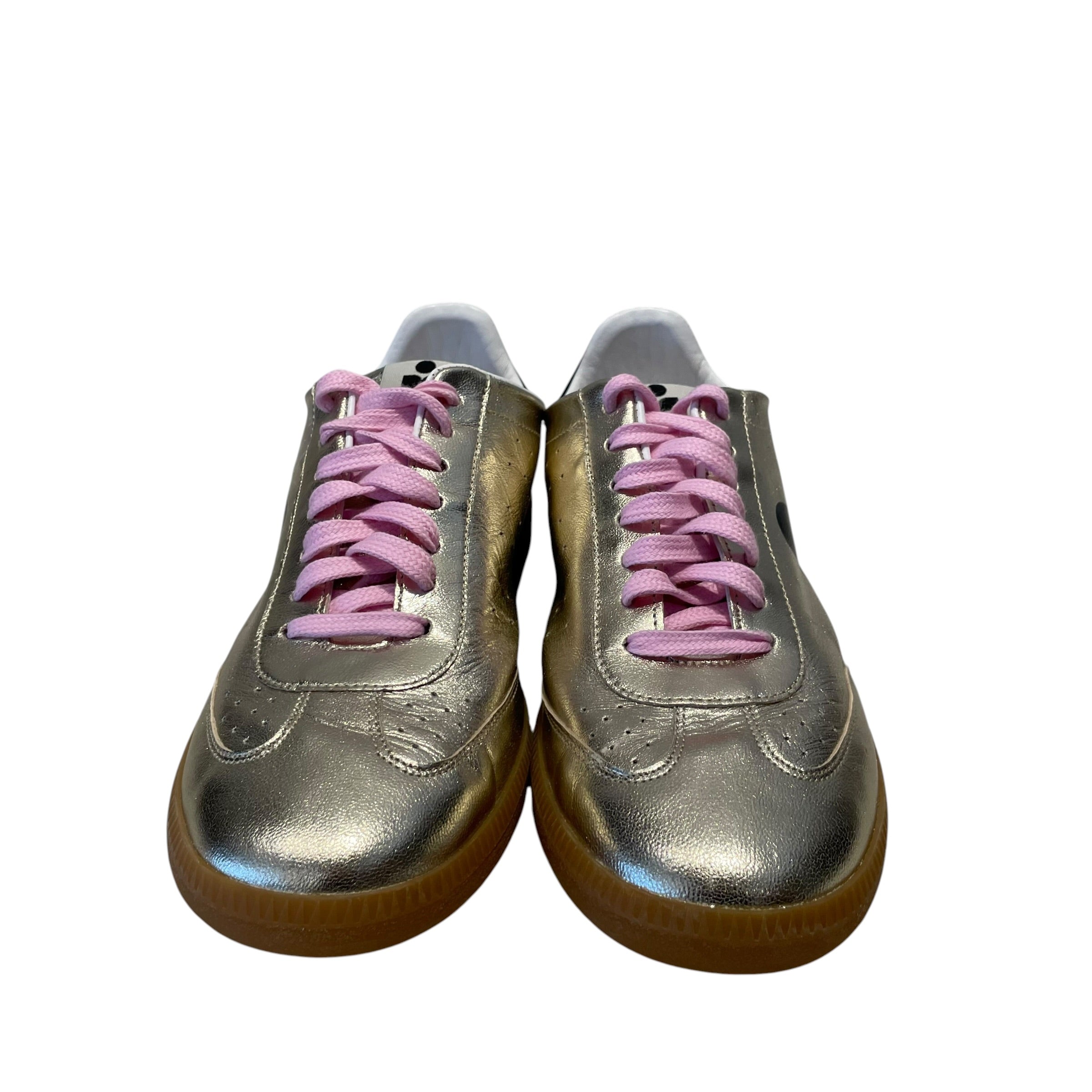 ISABEL MARANT/Low-Sneakers/EU 38/Leather/GLD/kaycee gold low view 2