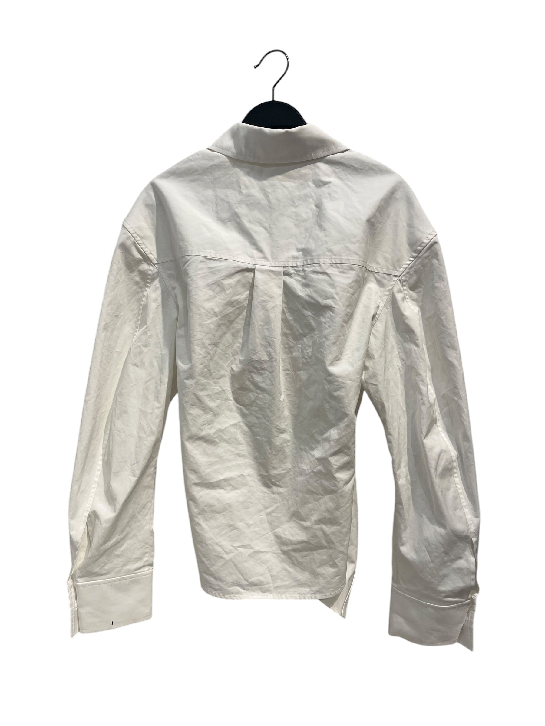 Alexander Wang/LS Blouse/4/Cotton/WHT/SQUARE NECKLINE view 2