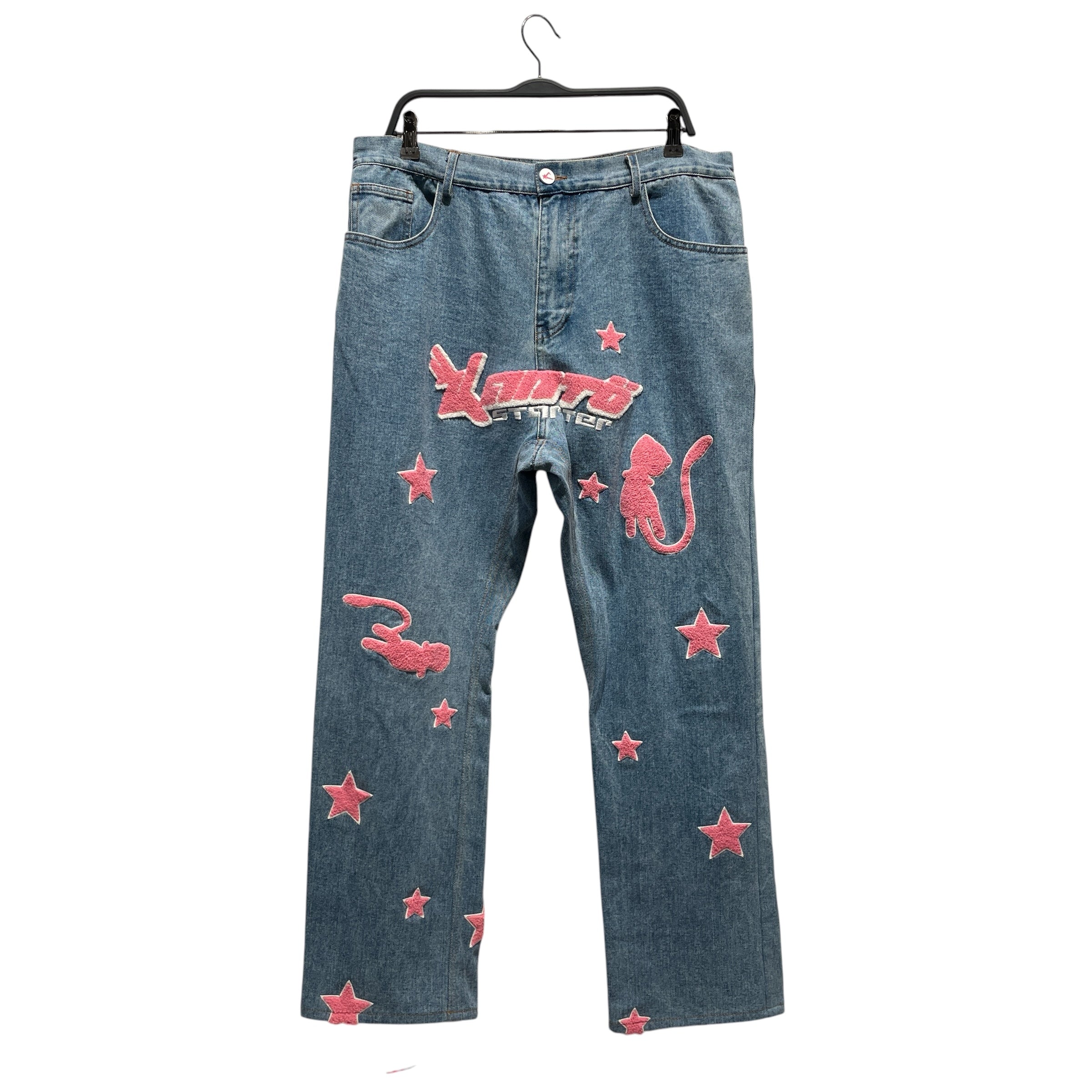 KANTO STARTER/Pants/XXL/Cotton/BLU/RARE MEWTWO view 1