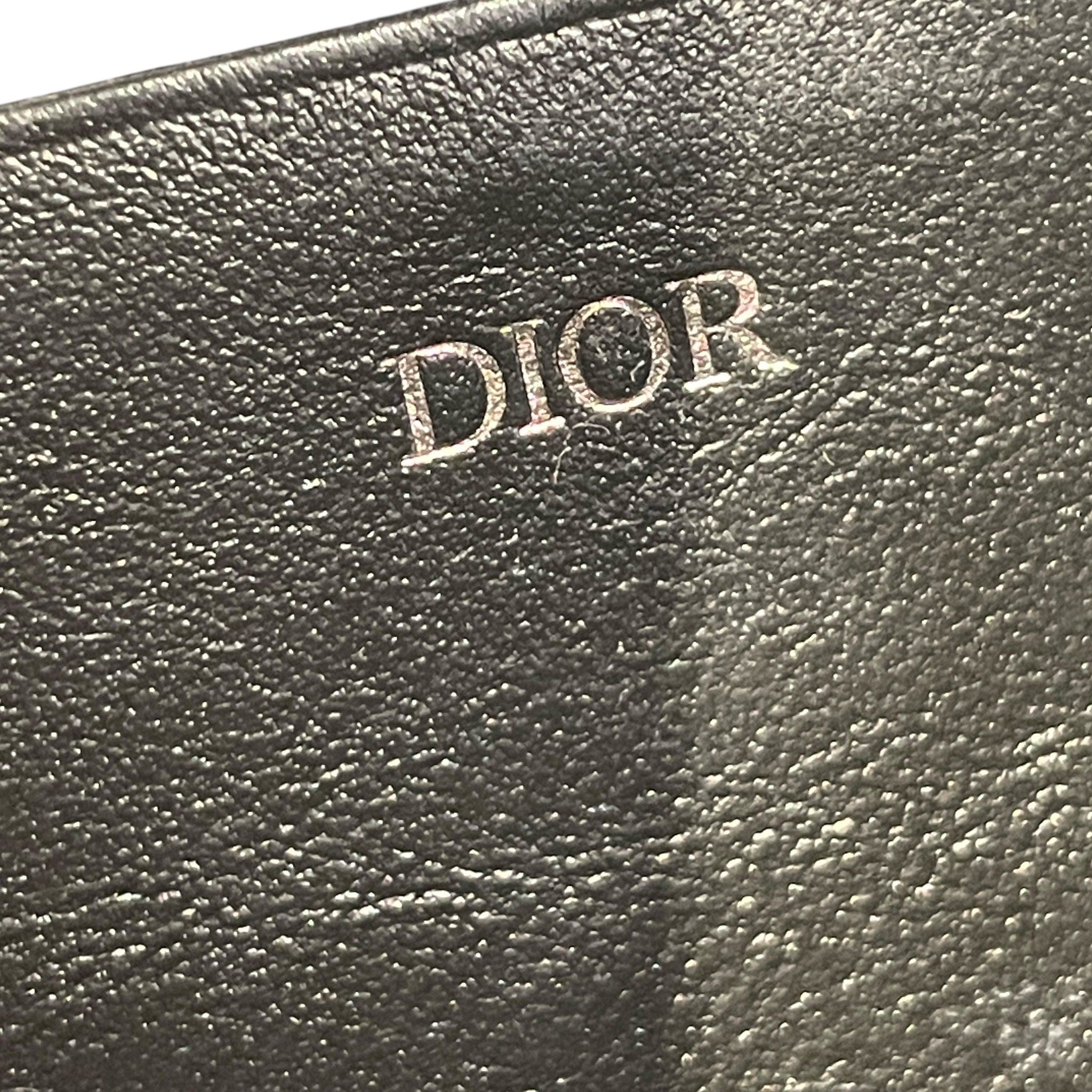 Christian Dior/Cross Body Bag/Leather/BLK/2 way clutch view 7