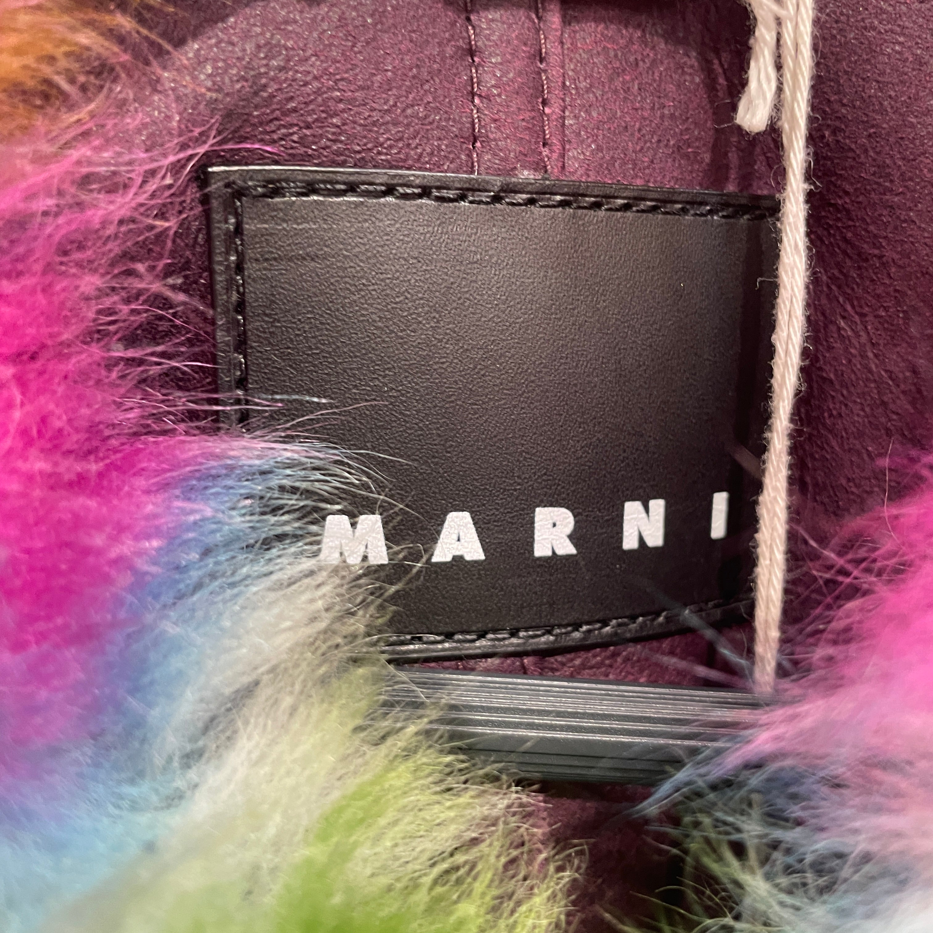 MARNI/Jacket/50/Fur/MLT/All Over Print/PAINTED FUR LEATHER LINE JKT view 4