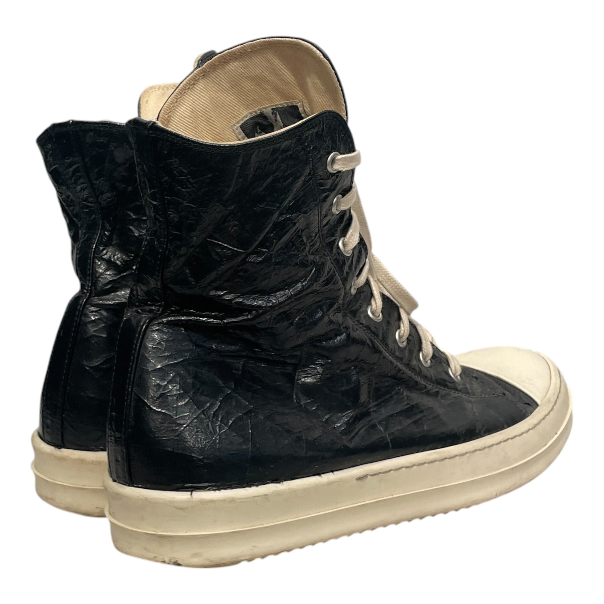 RICK OWENS DRKSHDW/Hi-Sneakers/EU 43.5/Cotton/BLK/ view 3