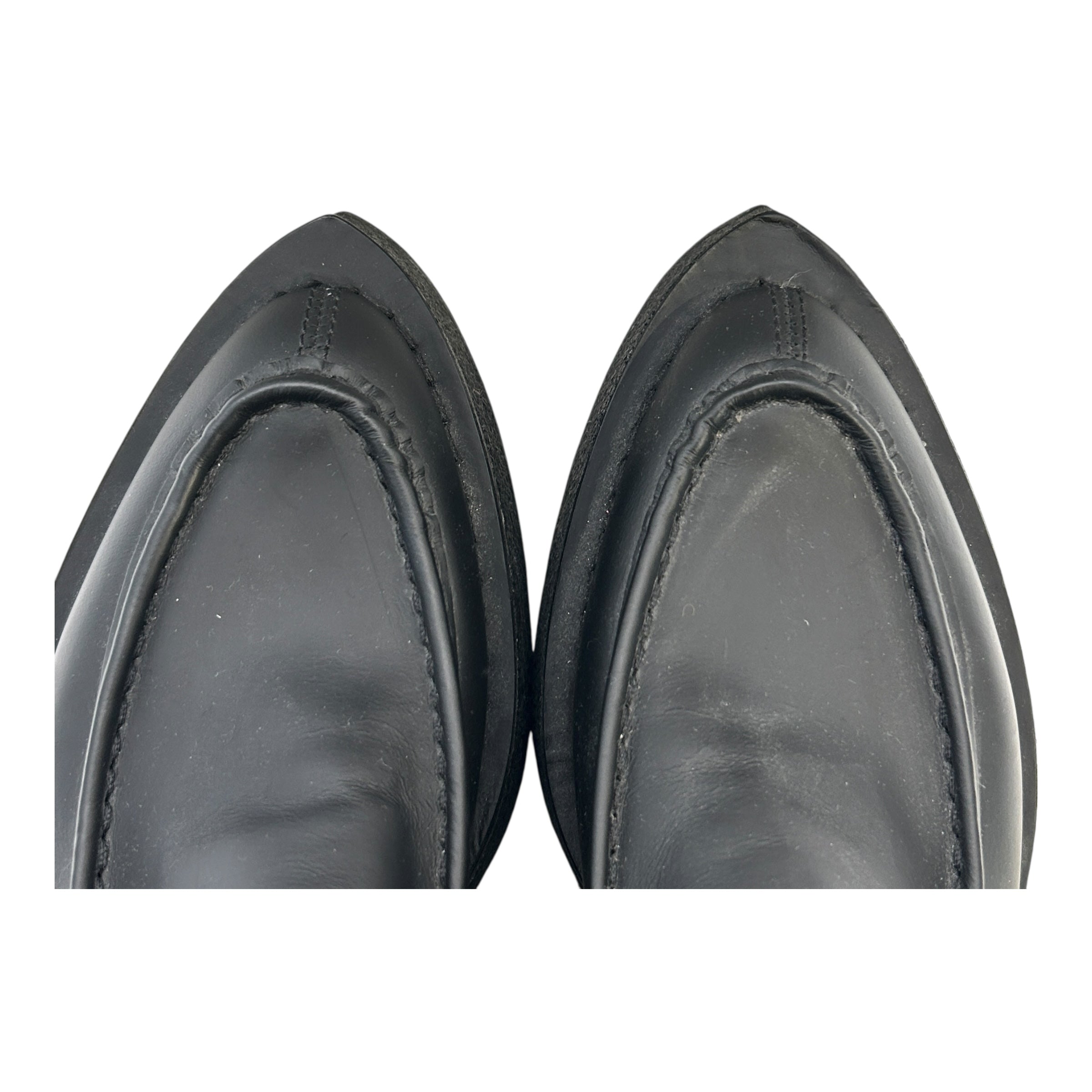 Maison Margiela/Boots/EU 37/Leather/BLK/Pointed Toe Platform Boots view 13