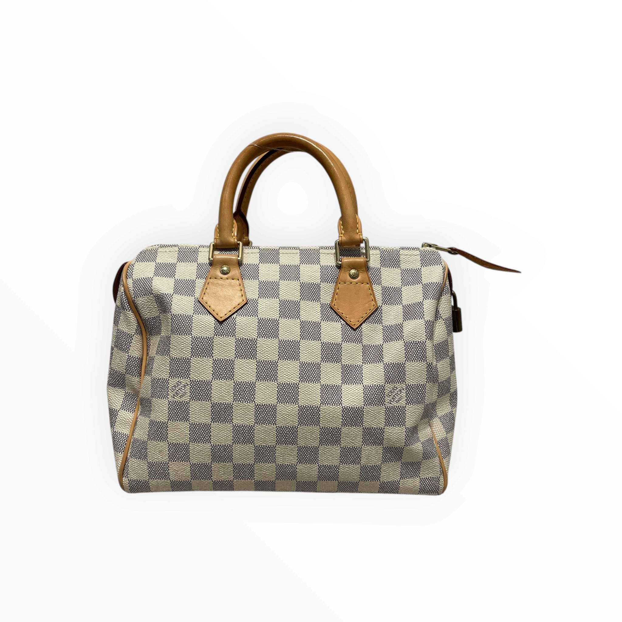 LOUIS VUITTON/Hand Bag/Monogram/Leather/WHT/DAMIER AZUR SPEEDY 25 view 1