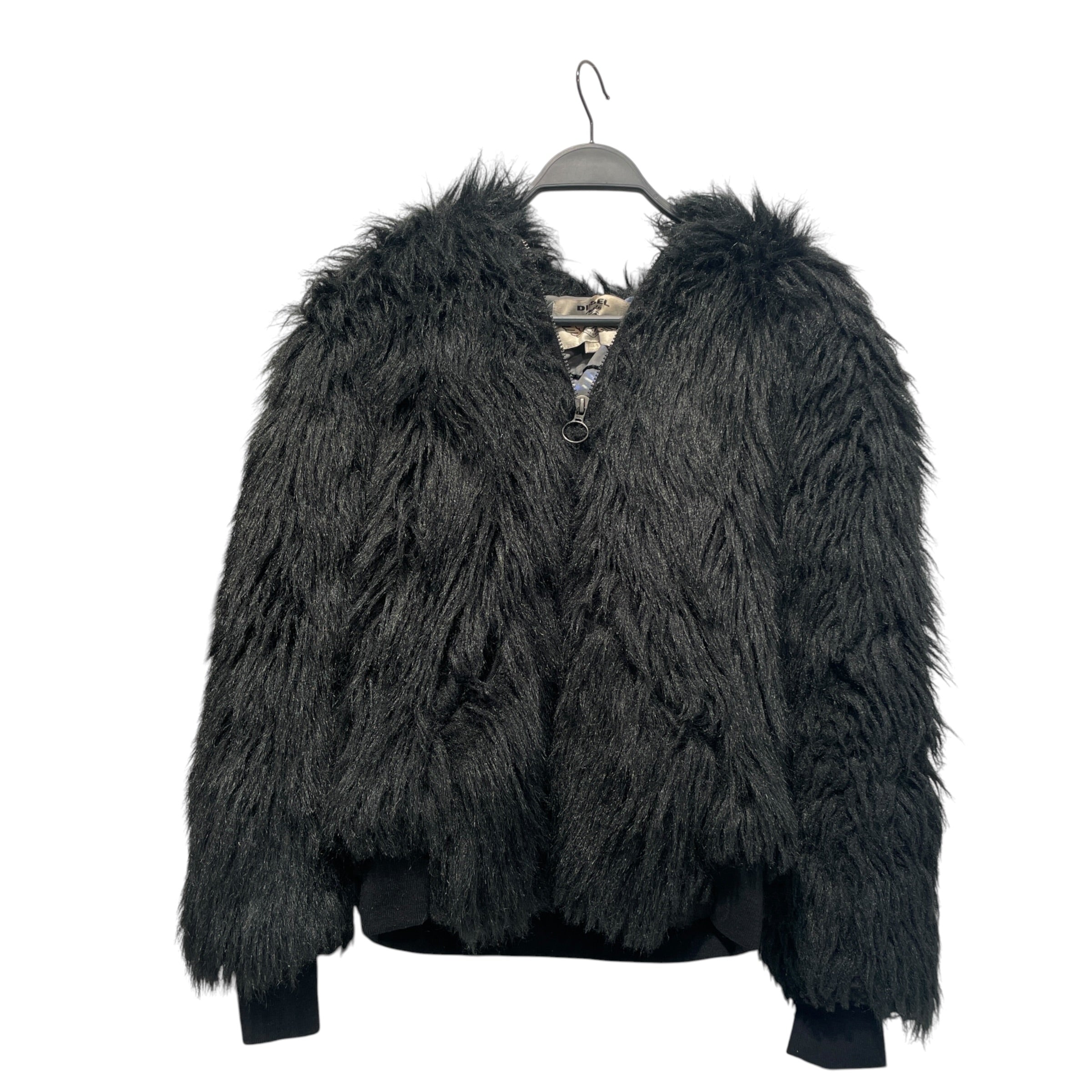 DIESEL/Jacket/S/Fake Fur/BLK/Faux Fur Jacket view 1