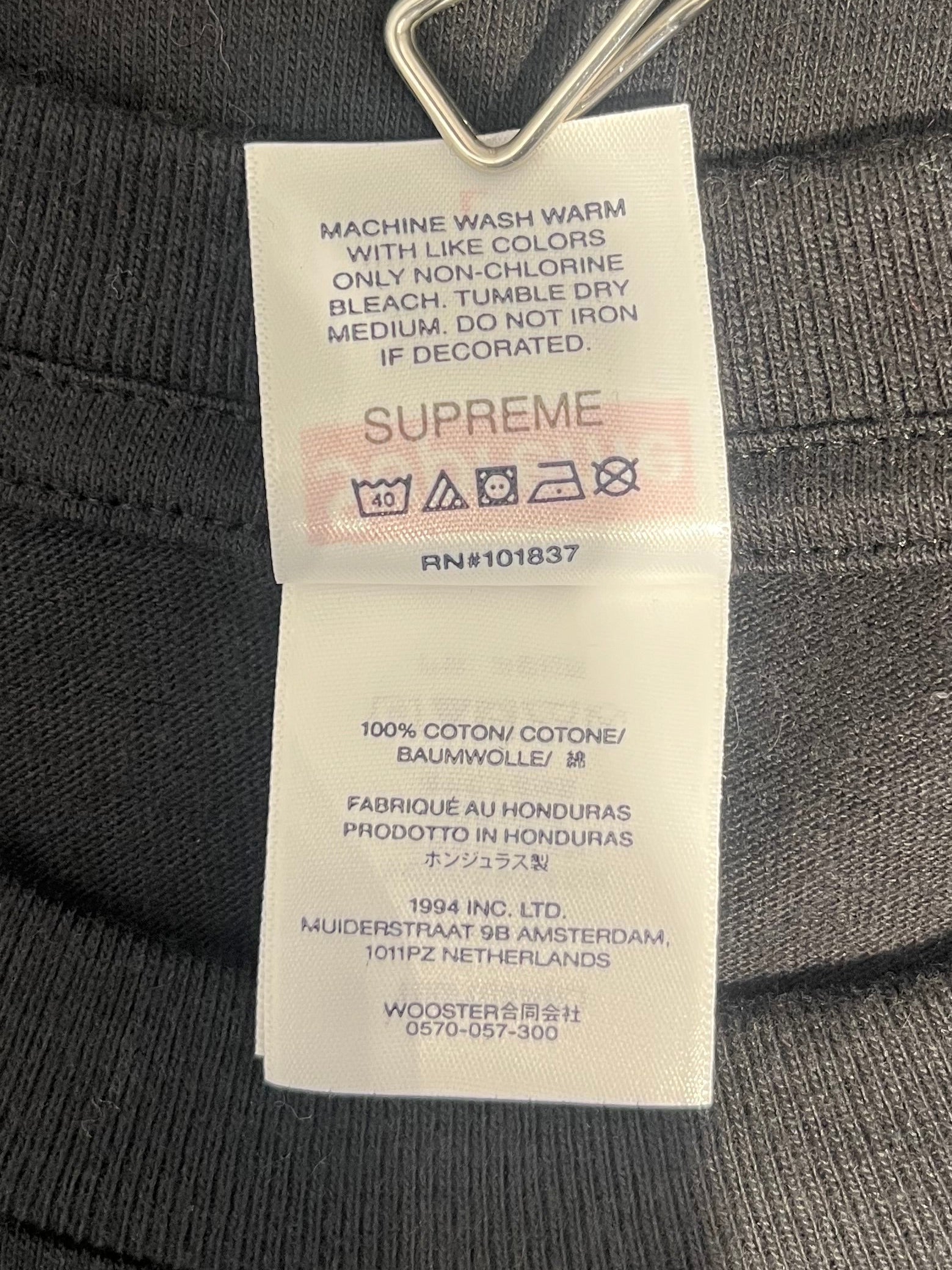 Supreme/T-Shirt/L/Cotton/BLK/SANTA view 4