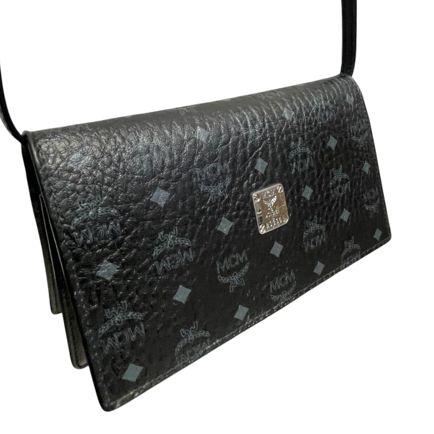 MCM/Cross Body Bag/Monogram/Leather/BLK/VISETOS view 6
