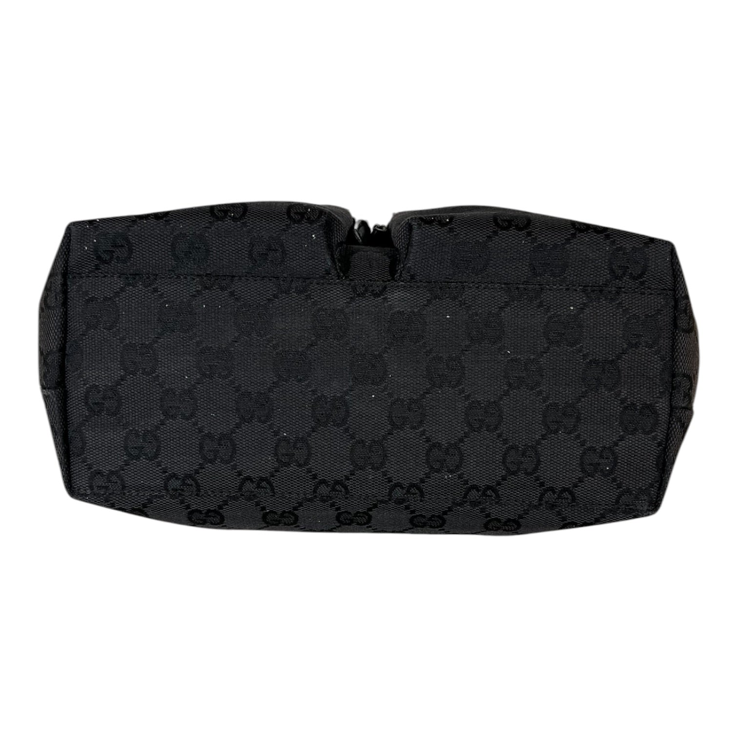 GUCCI/Hand Bag/Monogram/Leather/BLK/TWO-POCKET BAG view 4