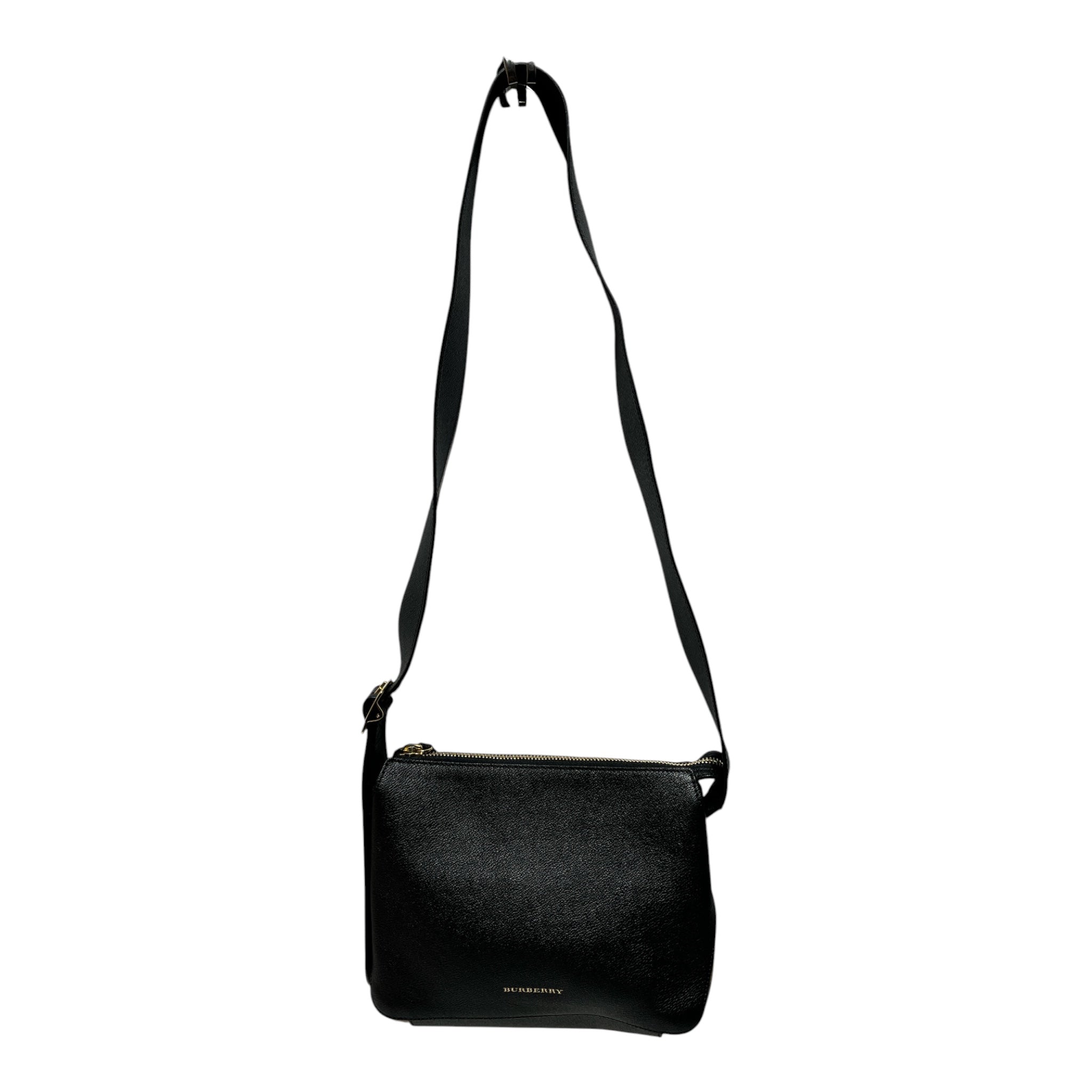 BURBERRY/Cross Body Bag/Leather/BLK/HOUSE CHECK HELMSLEY view 3
