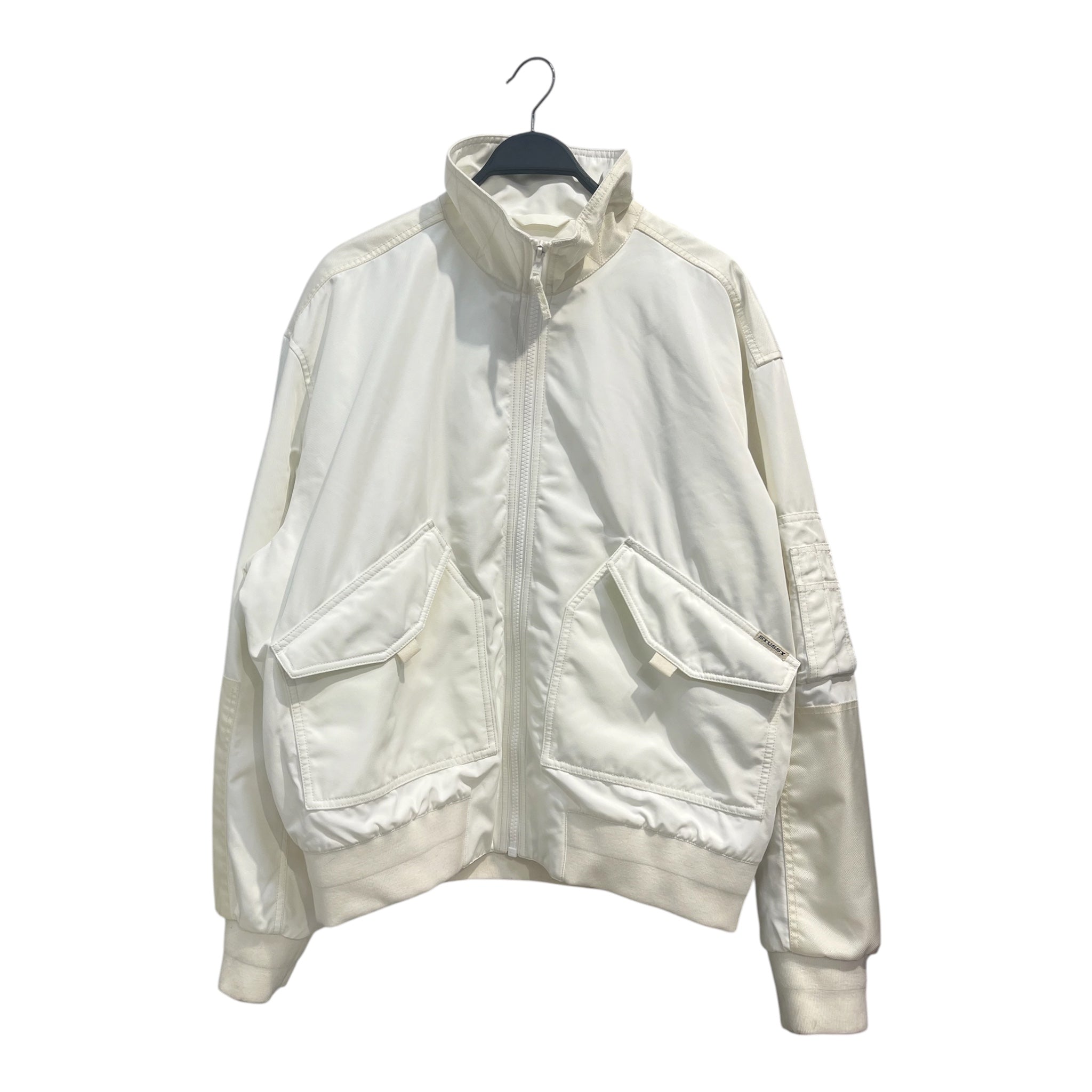 STUSSY/Flight Jkt/L/Nylon/CRM/WORK GEAR FLIGHT JKT view 1