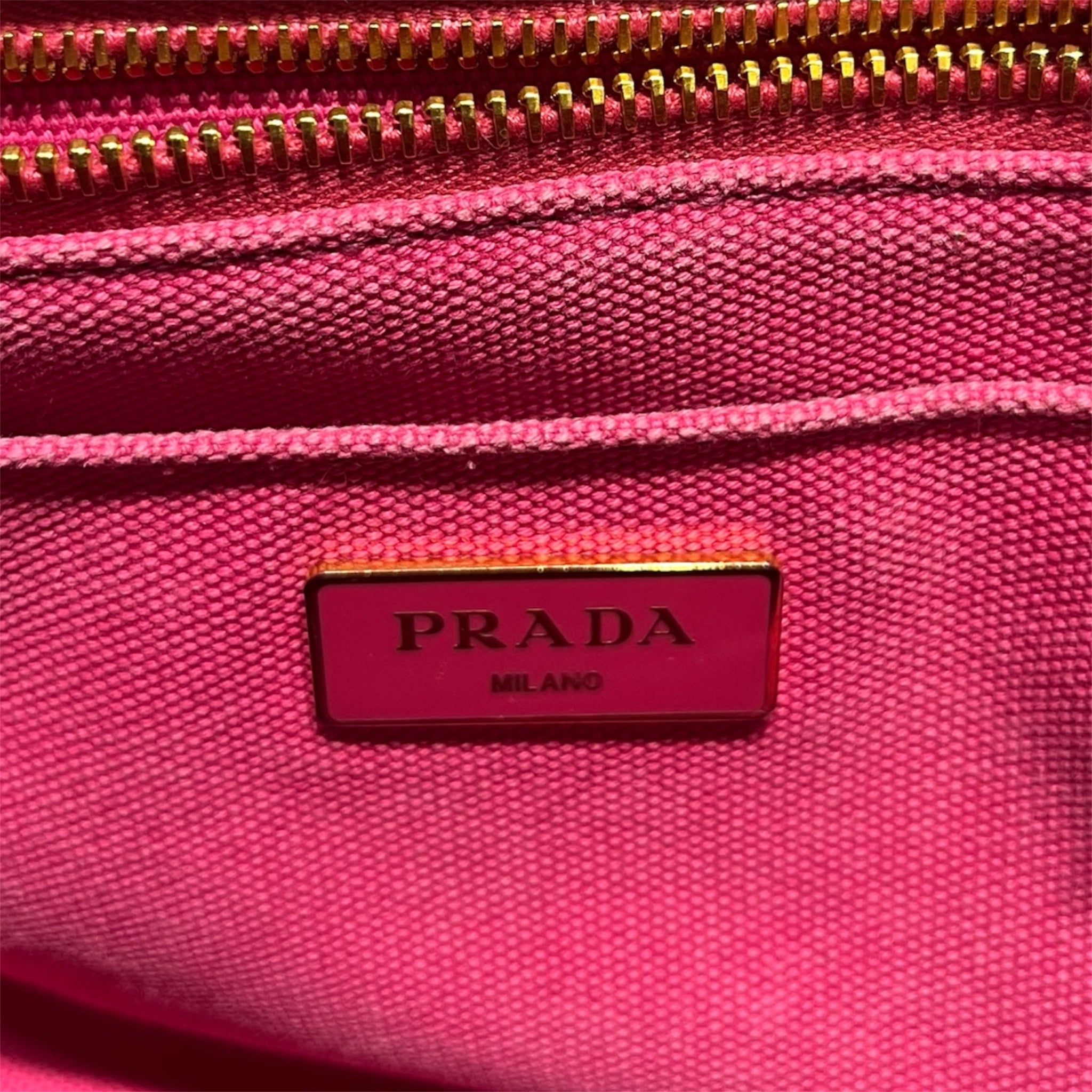 PRADA/Tote Bag/PNK/prada magenta tote view 5