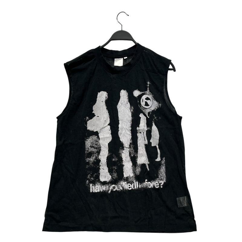 HAVE YOU EVER DIED BEFORE?/T-Shirt/L/Cotton/BLK/HAVEYOUEVERDIEDBEFORE SHEER