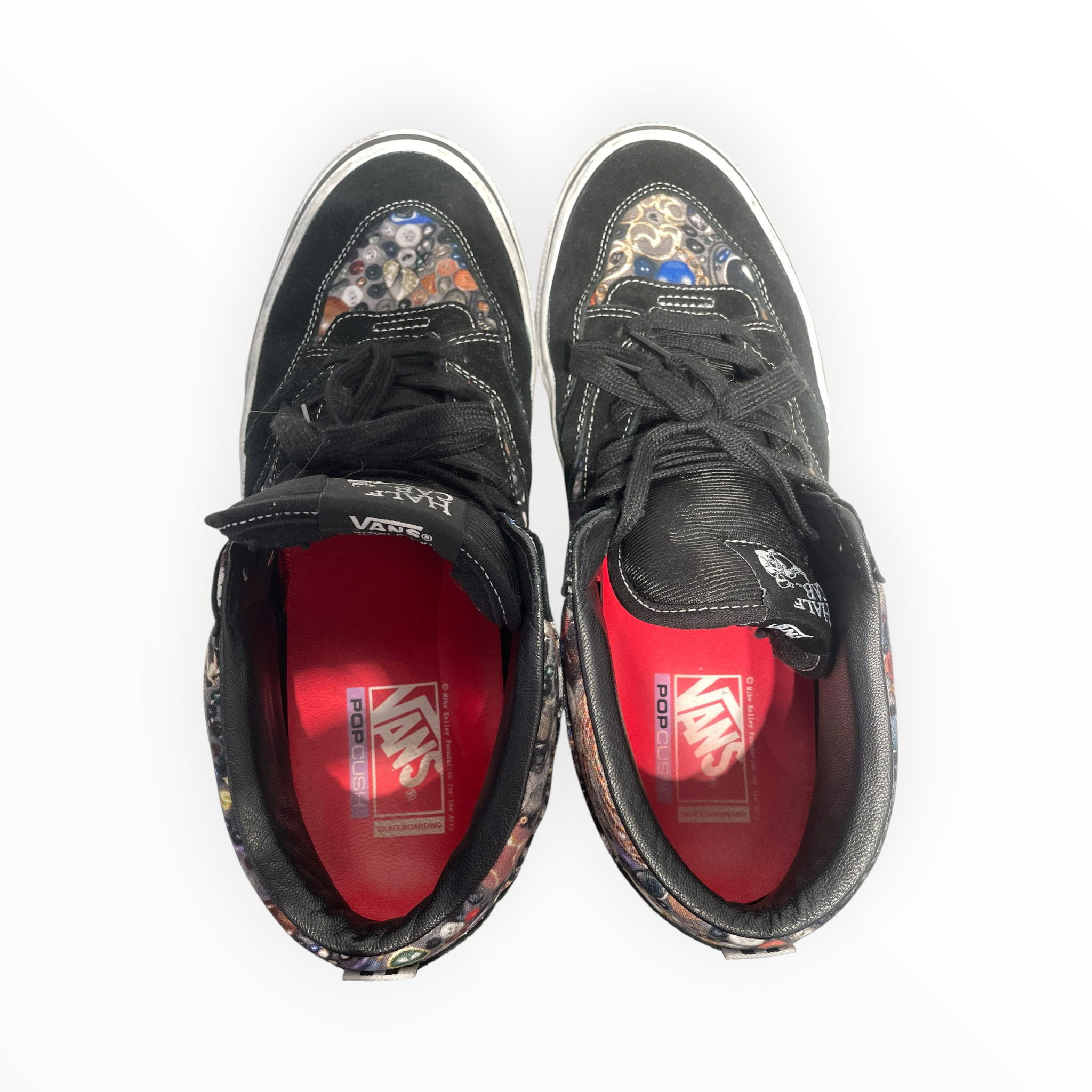 VANS/Supreme/Low-Sneakers/US 12/Cotton/BLK/Half Cab Supreme Collab view 3
